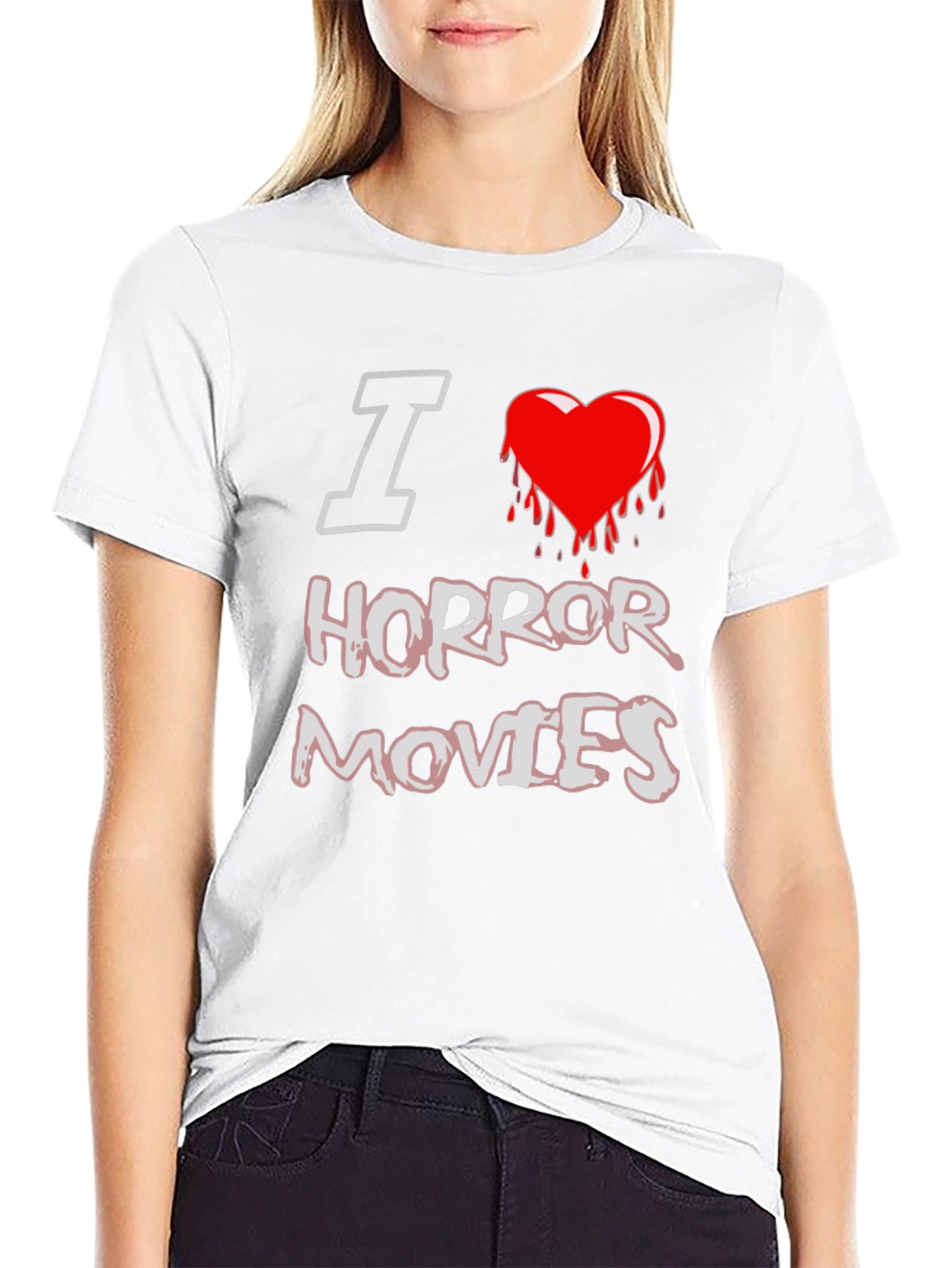 I Love Horror Movies Graphic Tee