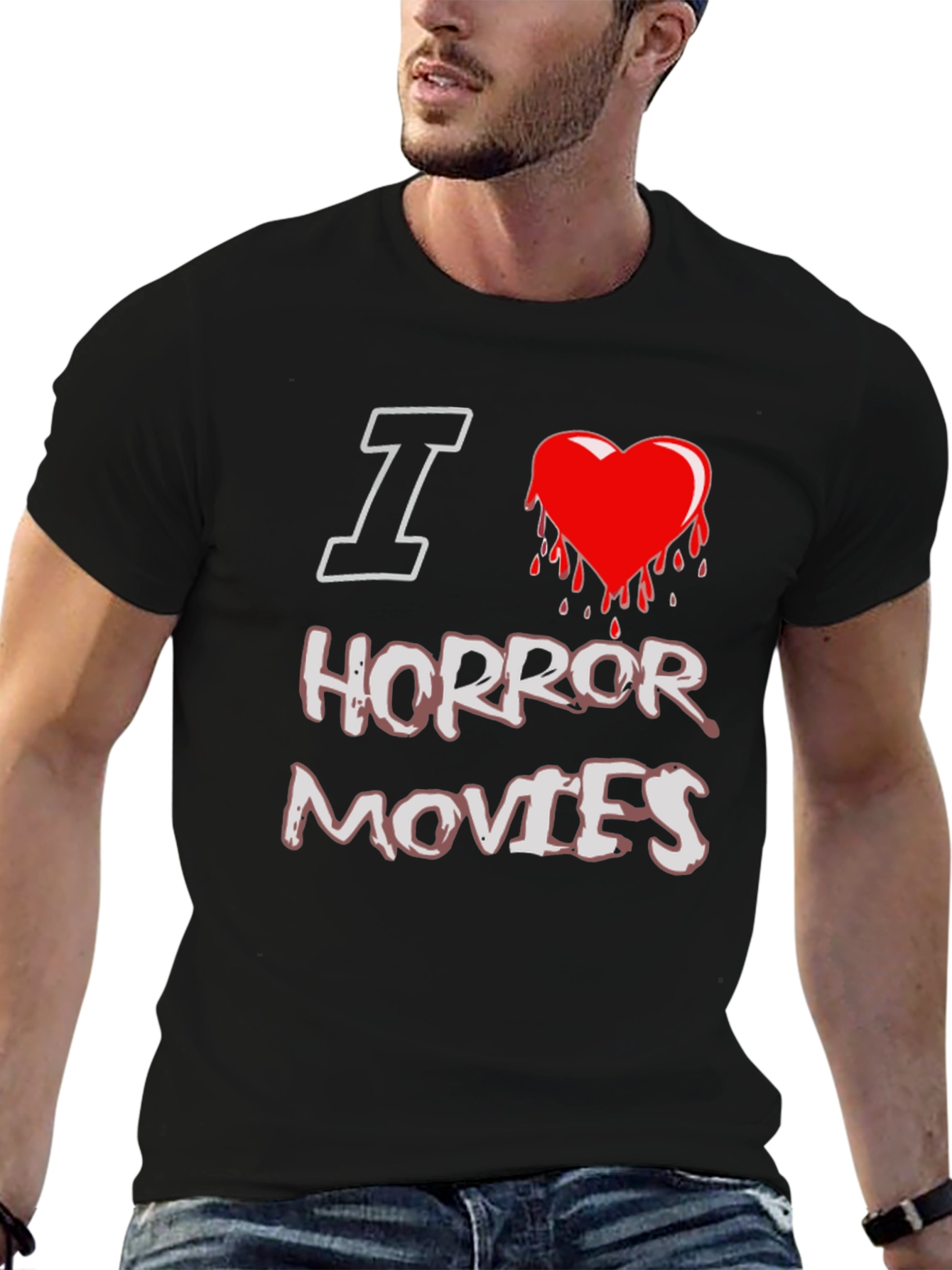 I Love Horror Movies Graphic Tee