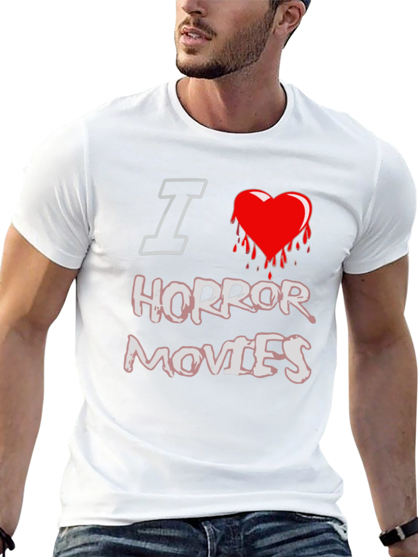 I Love Horror Movies Graphic Tee