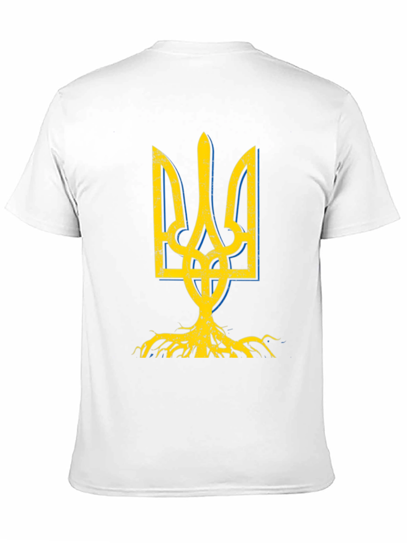 Ukraine Trident Roots Graphic Tee - Black