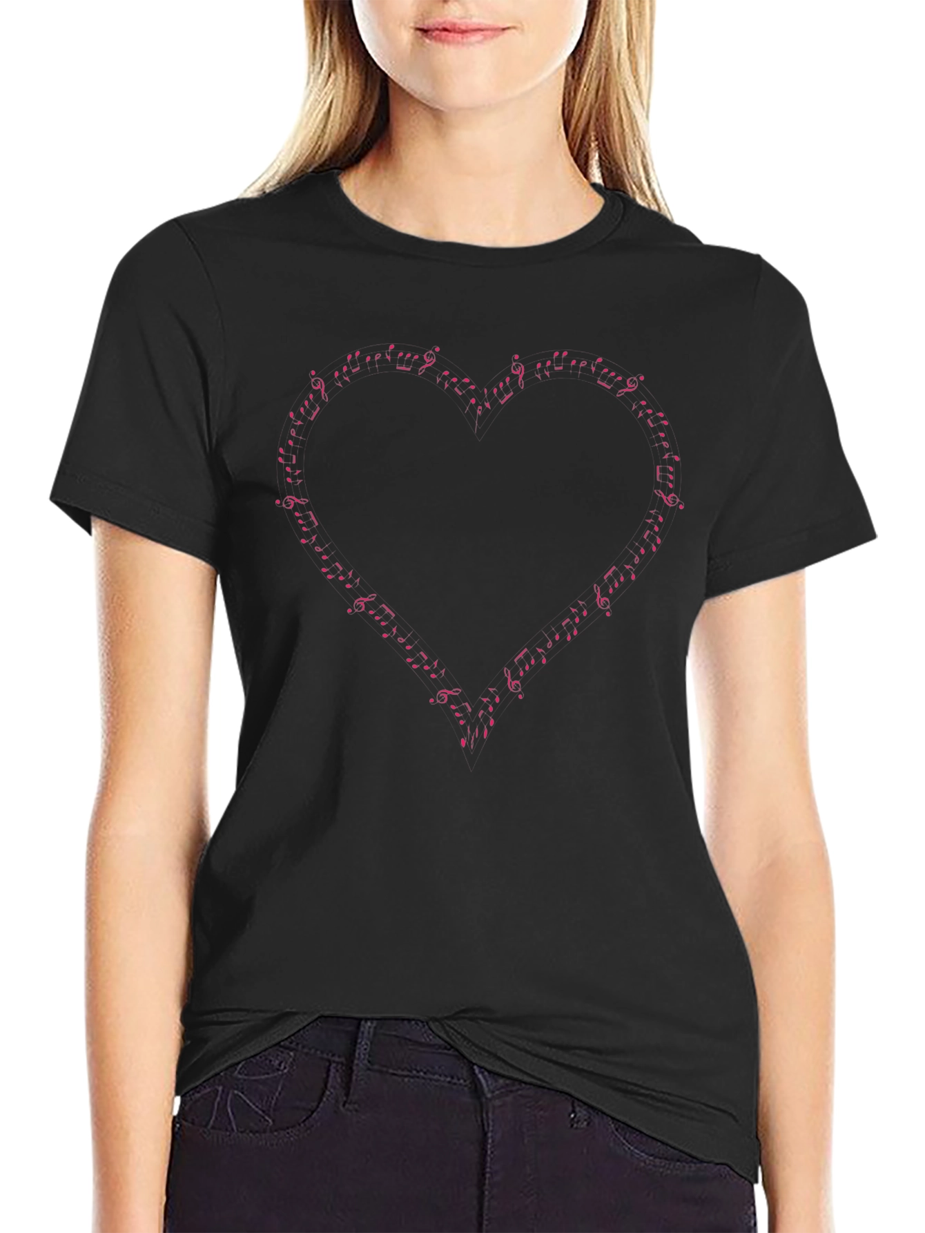 Musical Heart Graphic Tee