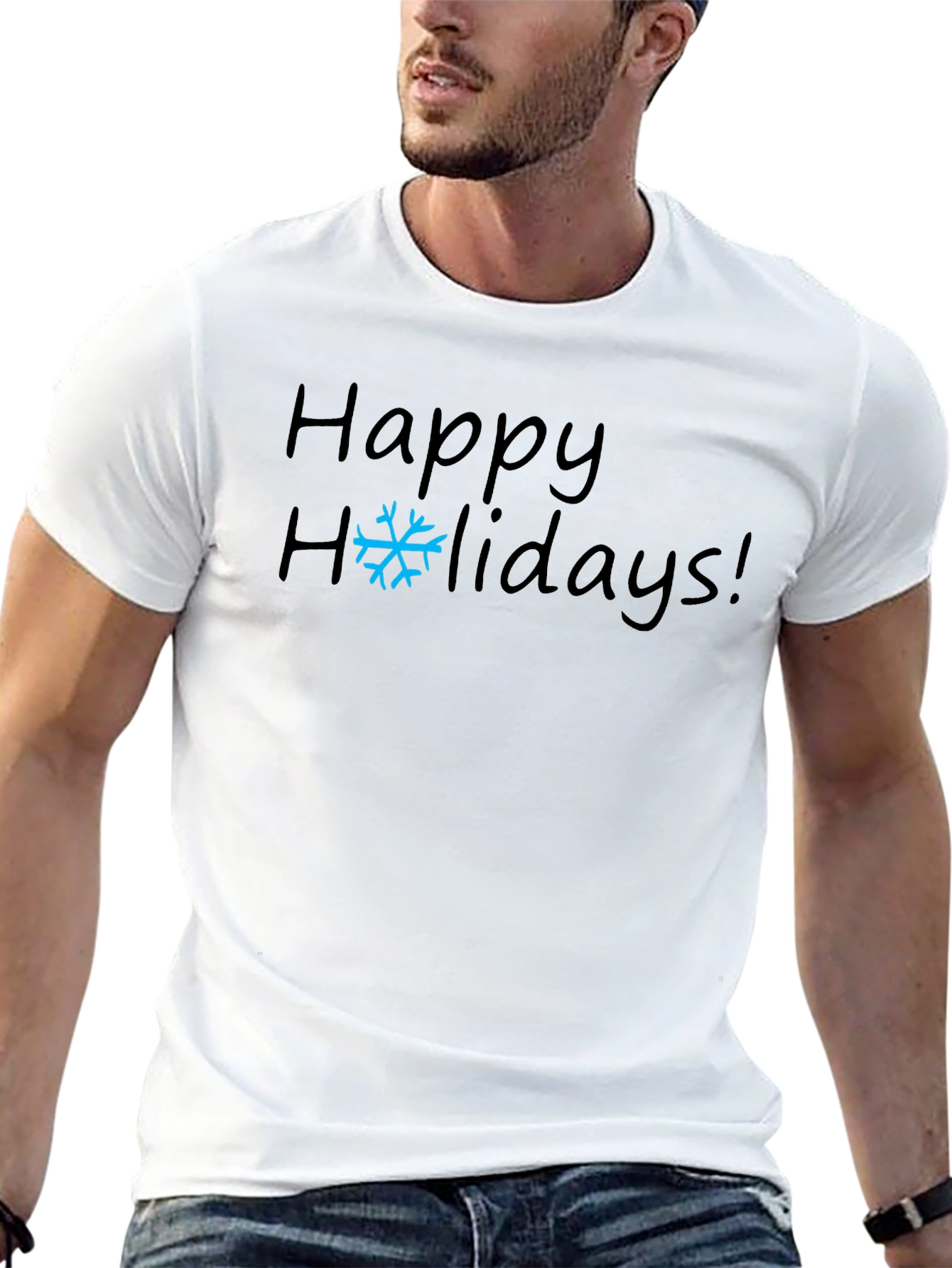 Happy Holidays T-Shirt - Festive Holiday Apparel