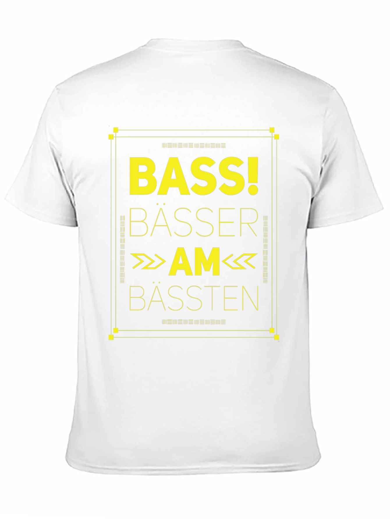 Bass! Bässer Am Bässten Black T-Shirt