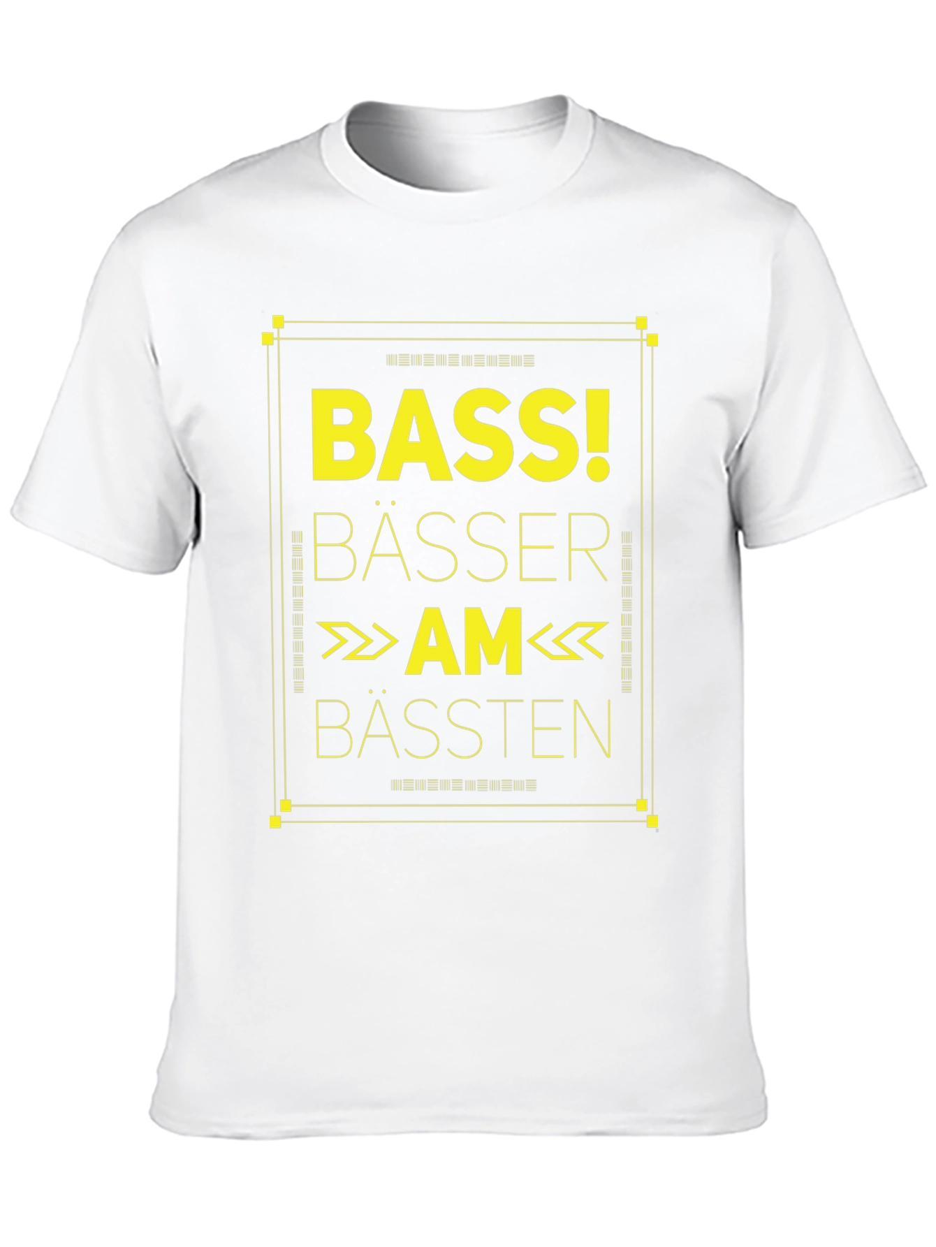 Bass! Bässer Am Bässten Black T-Shirt