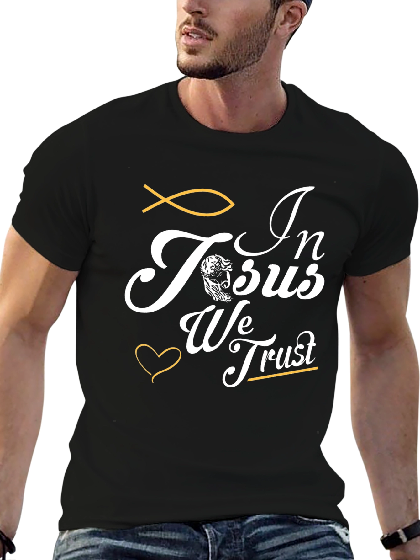 In Jesus We Trust Graphic T-Shirt