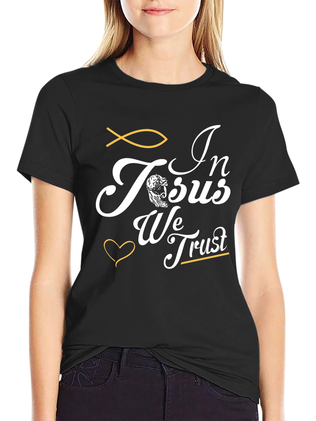 In Jesus We Trust Graphic T-Shirt
