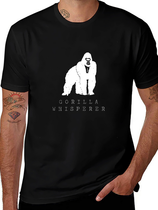 Gorilla Whisperer Graphic T-Shirt - Cool Ape Tee