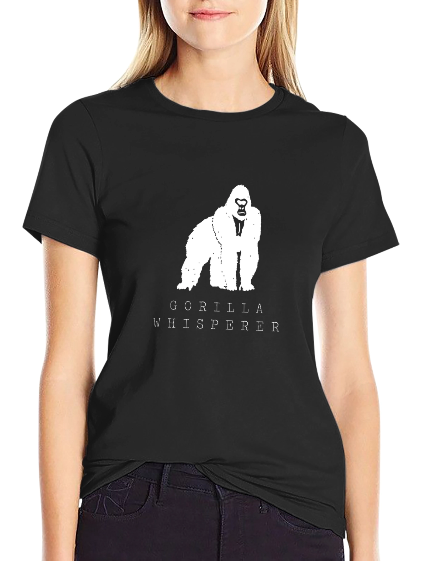 Gorilla Whisperer Graphic T-Shirt - Cool Ape Tee