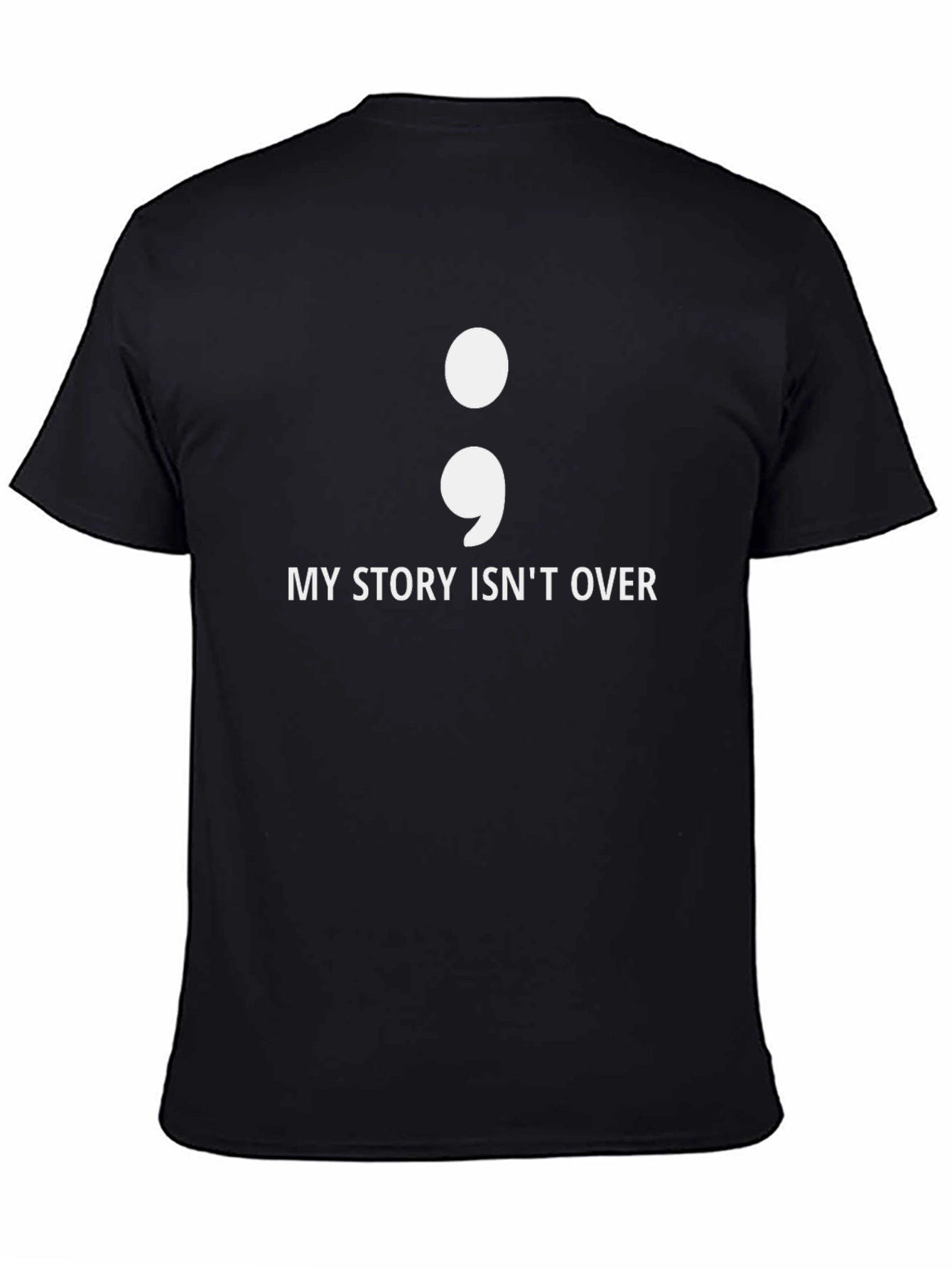 Semicolon Story T-Shirt - Mental Health Awareness Tee