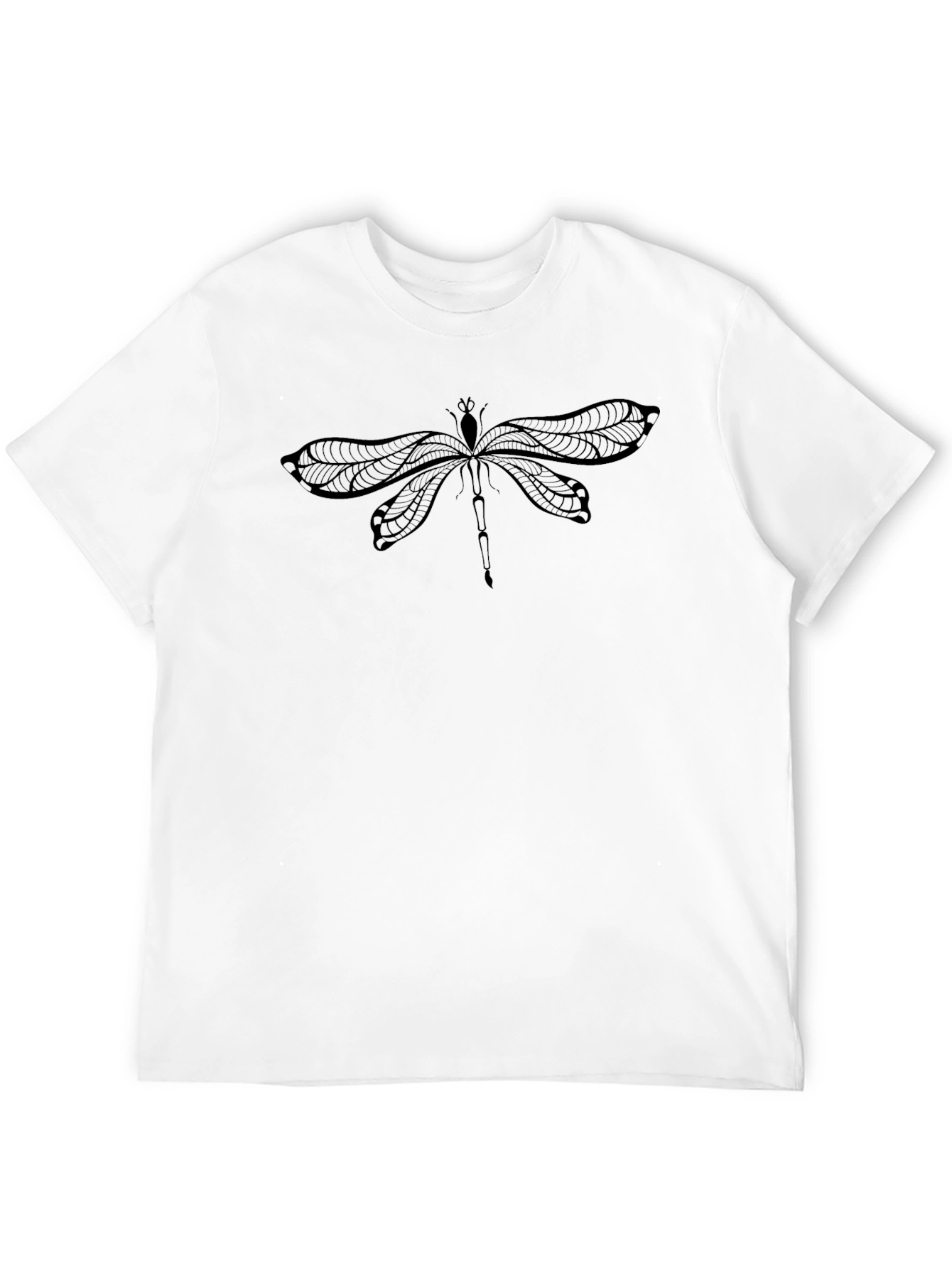 Dragonfly Graphic Black T-Shirt