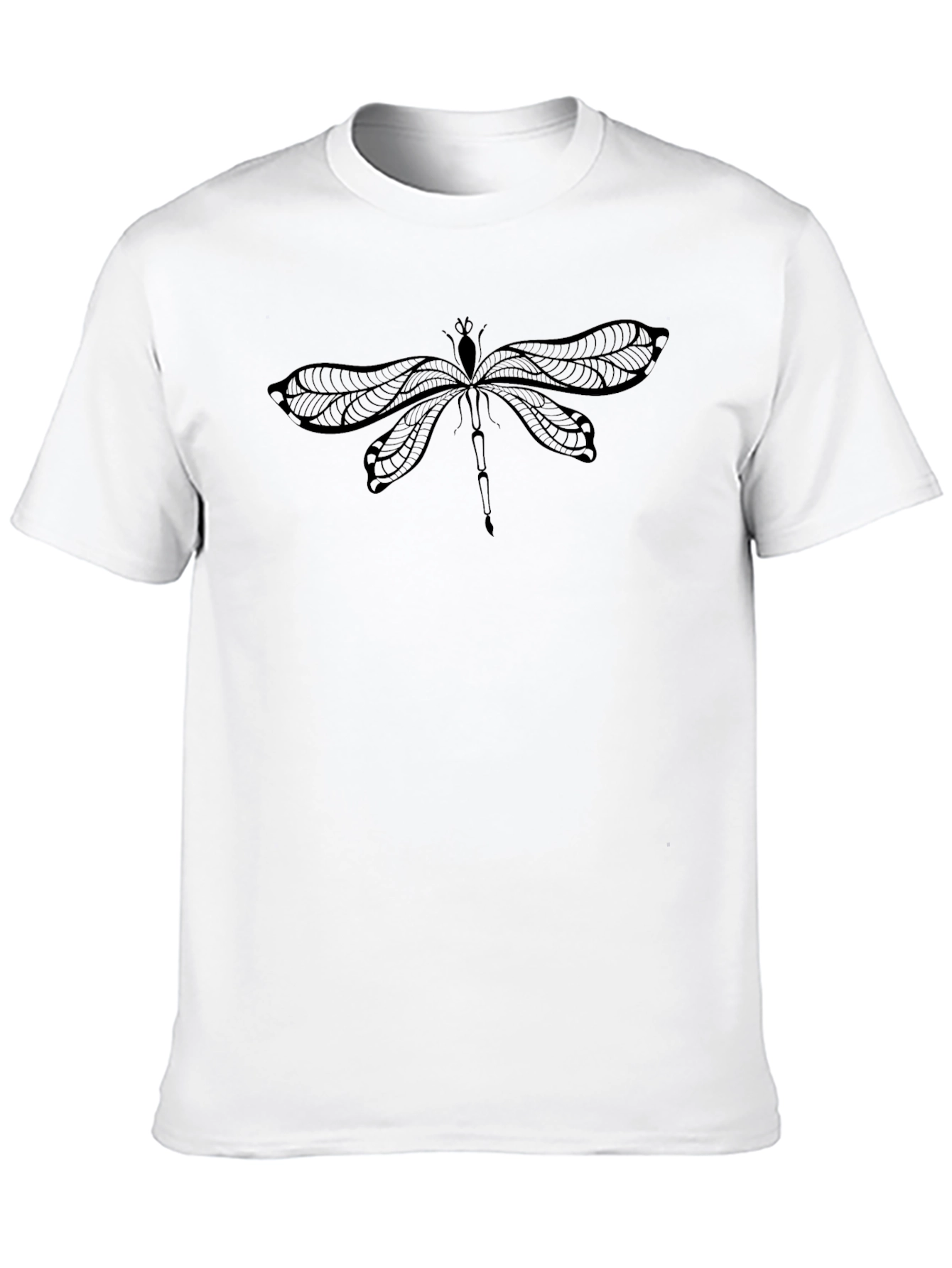 Dragonfly Graphic Black T-Shirt