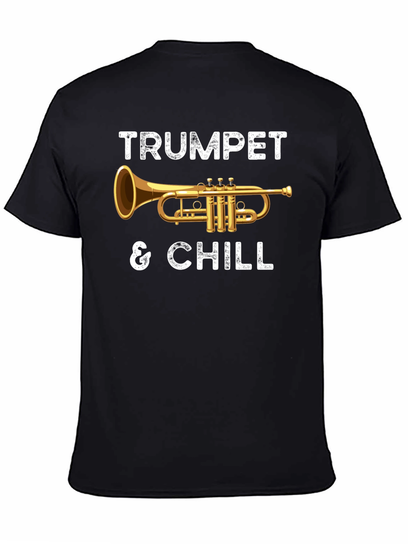 Trumpet & Chill Graphic T-Shirt - Musician Tee
