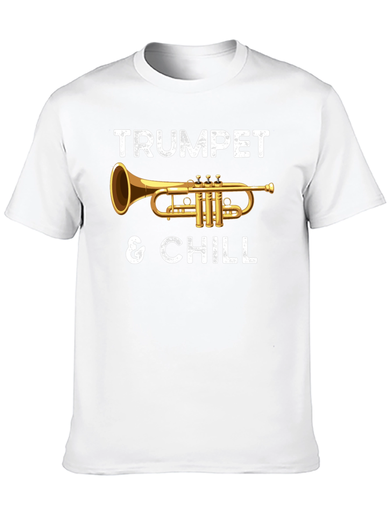 Trumpet & Chill Graphic T-Shirt - Musician Tee