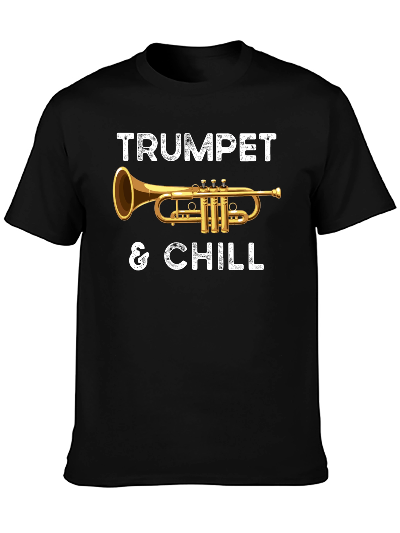 Trumpet & Chill Graphic T-Shirt - Musician Tee