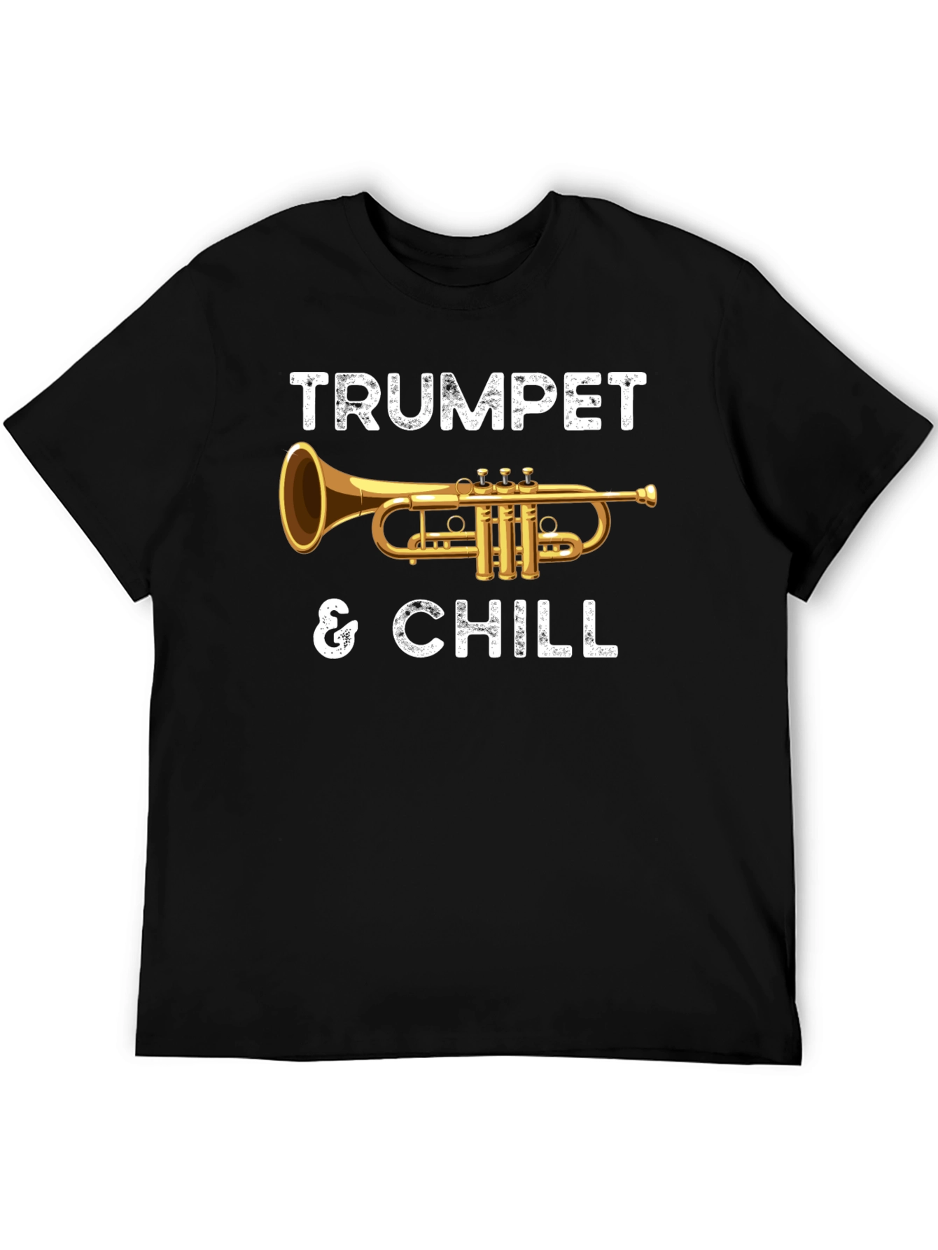 Trumpet & Chill Graphic T-Shirt - Musician Tee