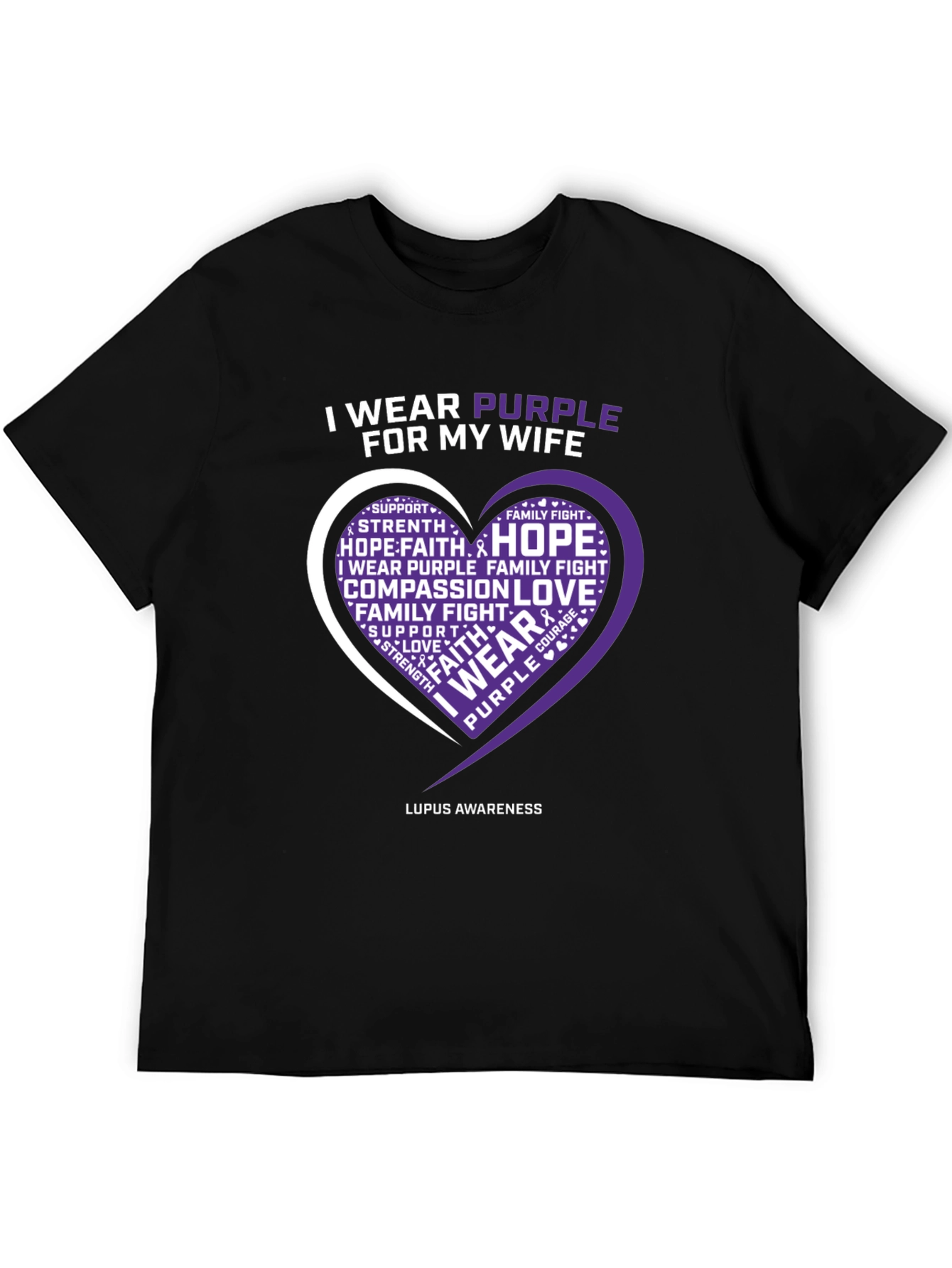Purple Lupus Awareness T-Shirt