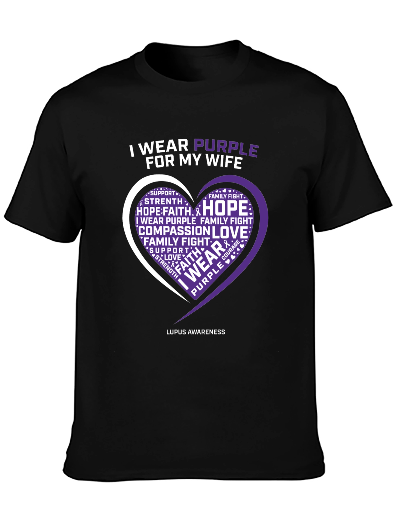 Purple Lupus Awareness T-Shirt
