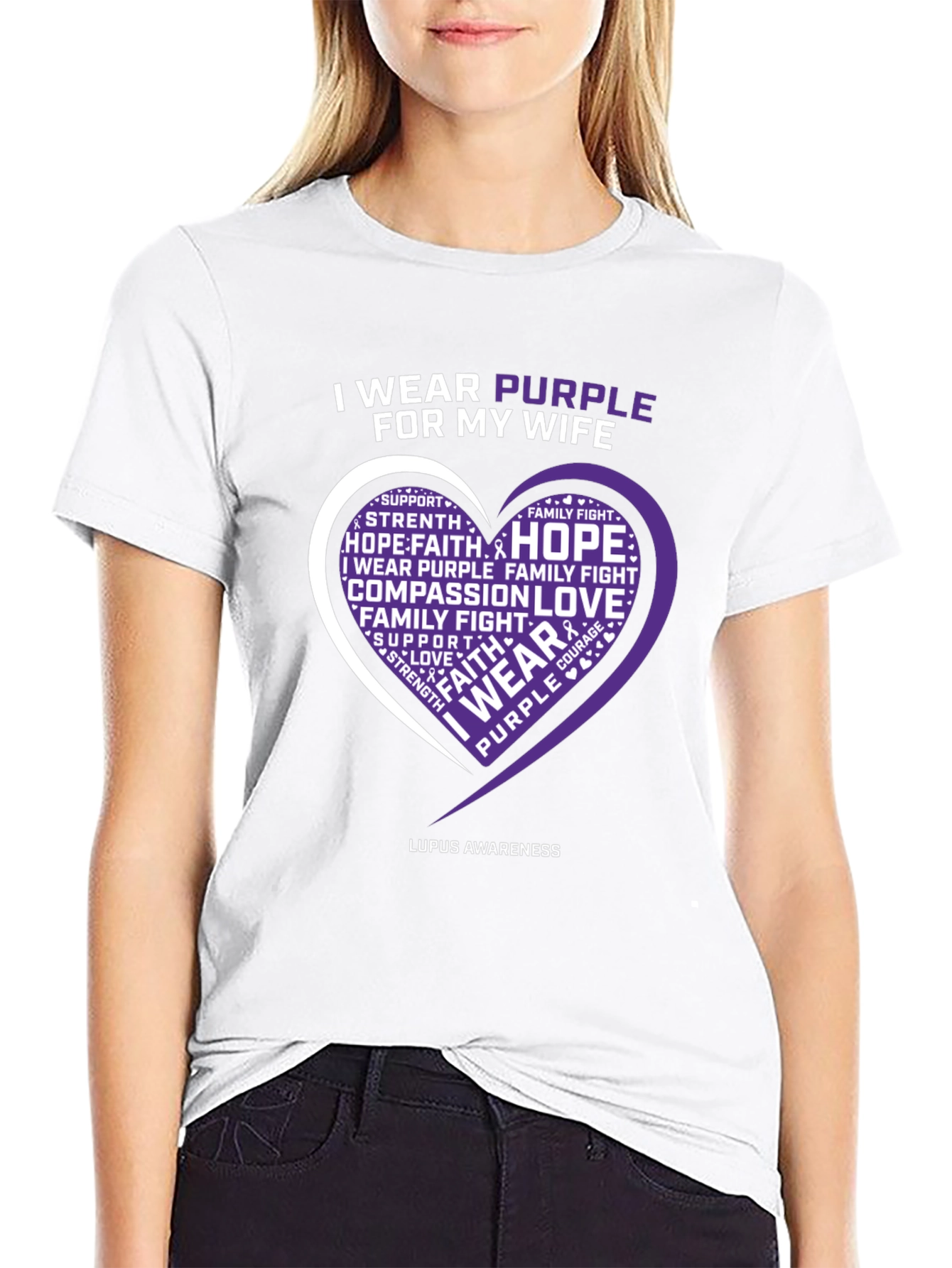 Purple Lupus Awareness T-Shirt