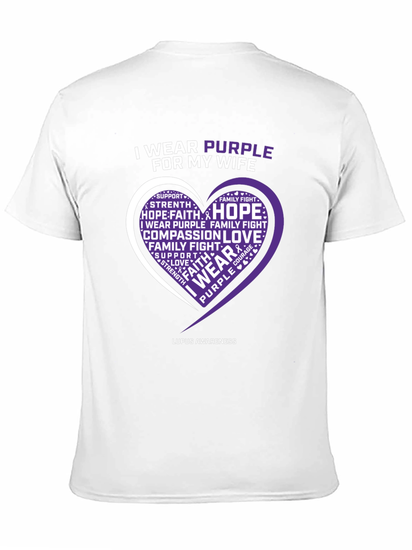 Purple Lupus Awareness T-Shirt