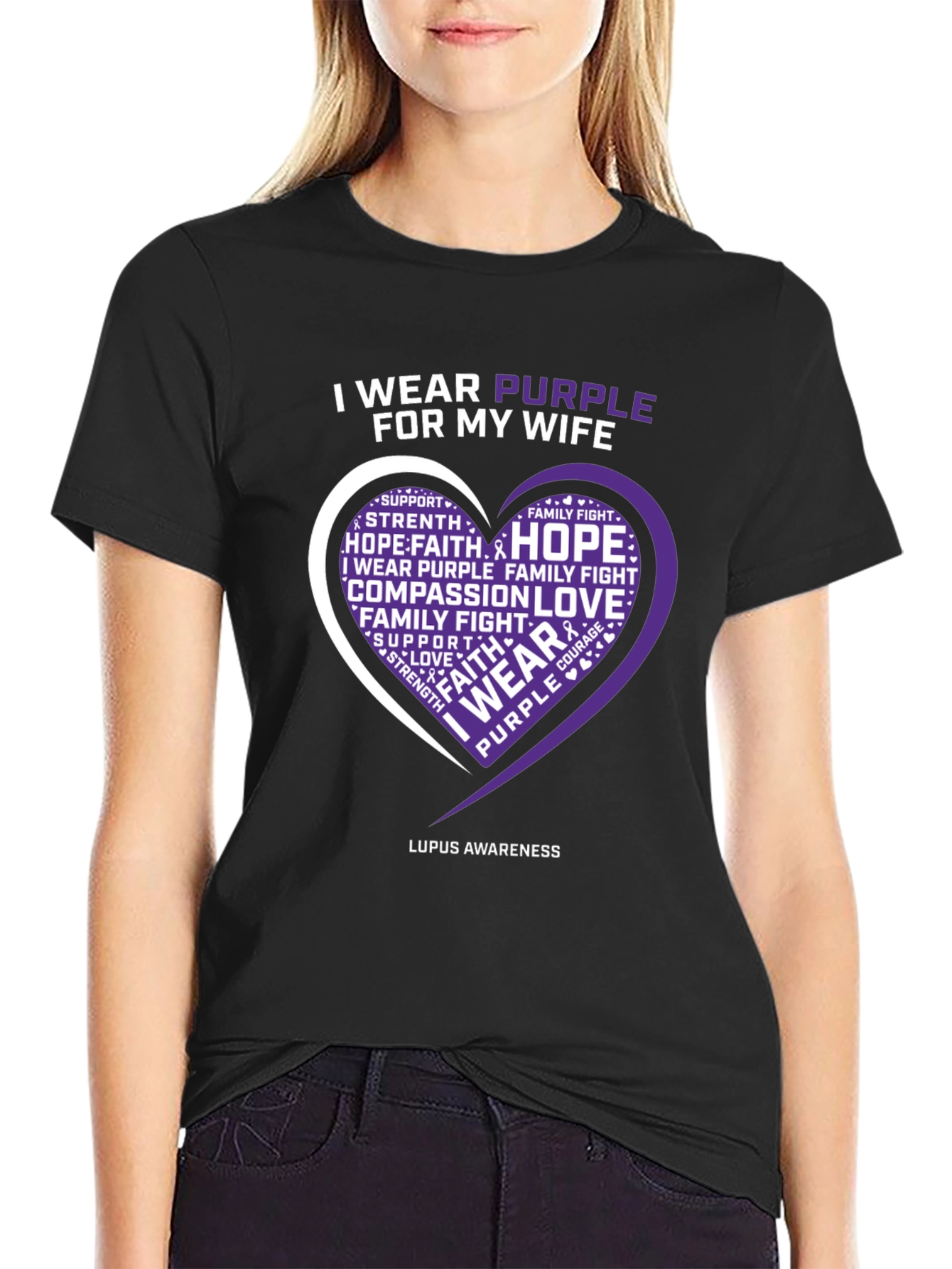 Purple Lupus Awareness T-Shirt