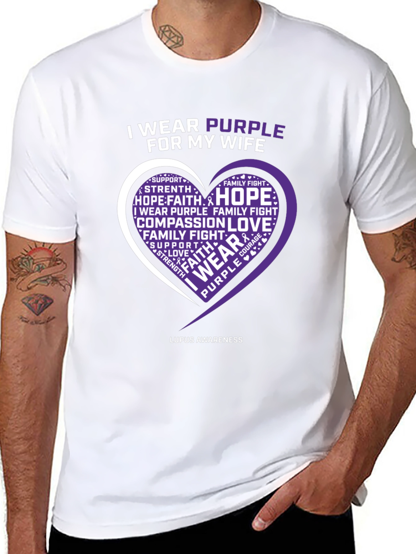 Purple Lupus Awareness T-Shirt