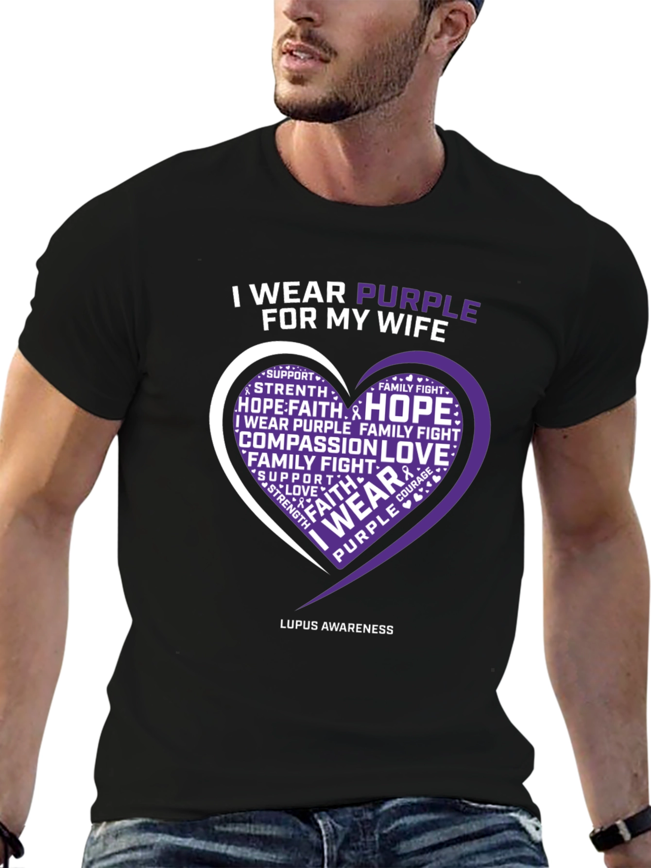 Purple Lupus Awareness T-Shirt