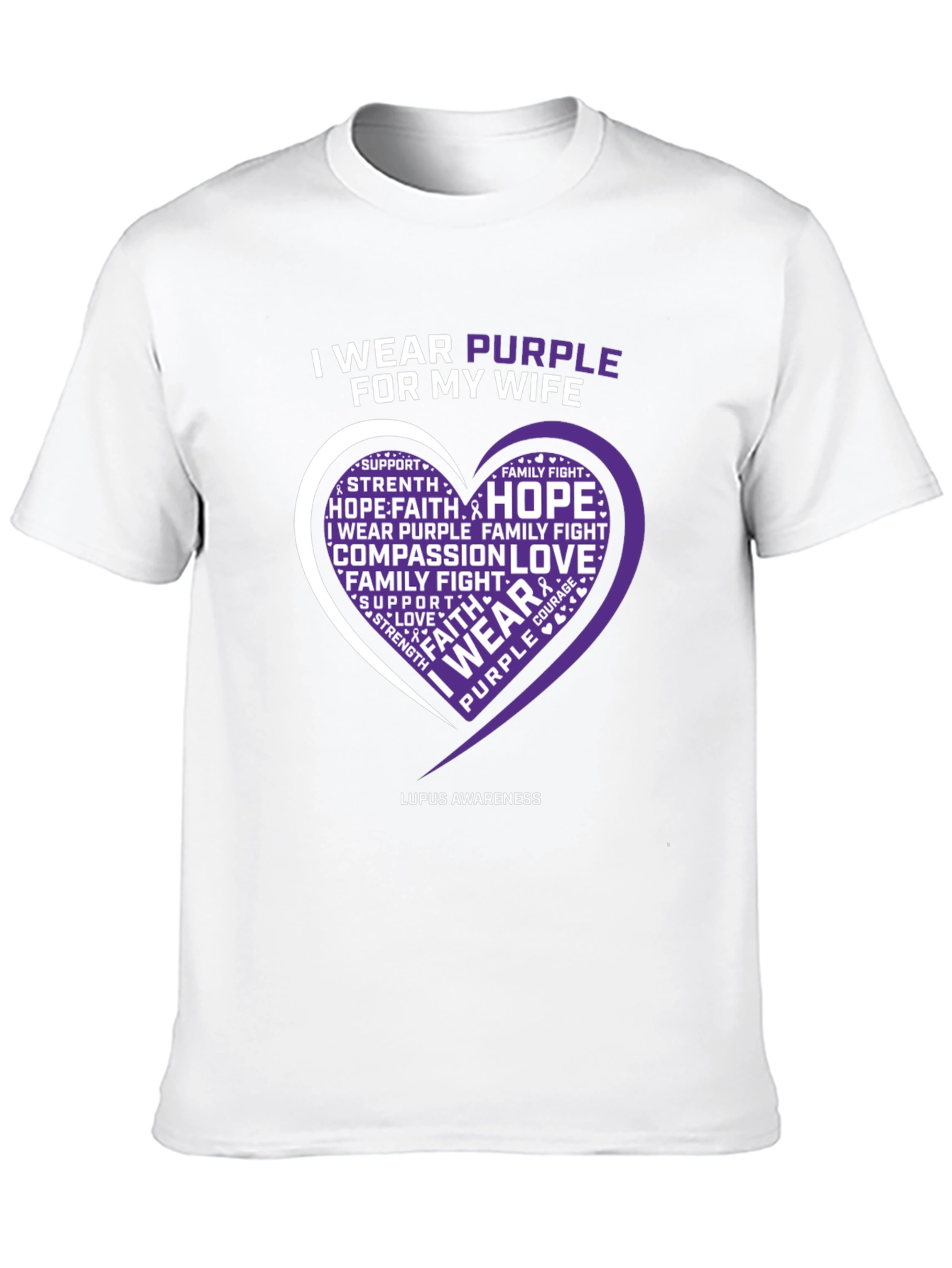 Purple Lupus Awareness T-Shirt