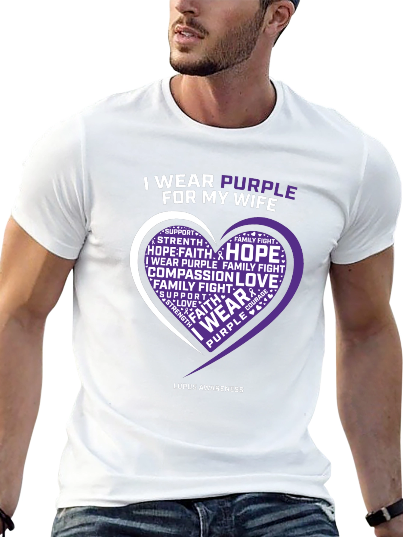Purple Lupus Awareness T-Shirt