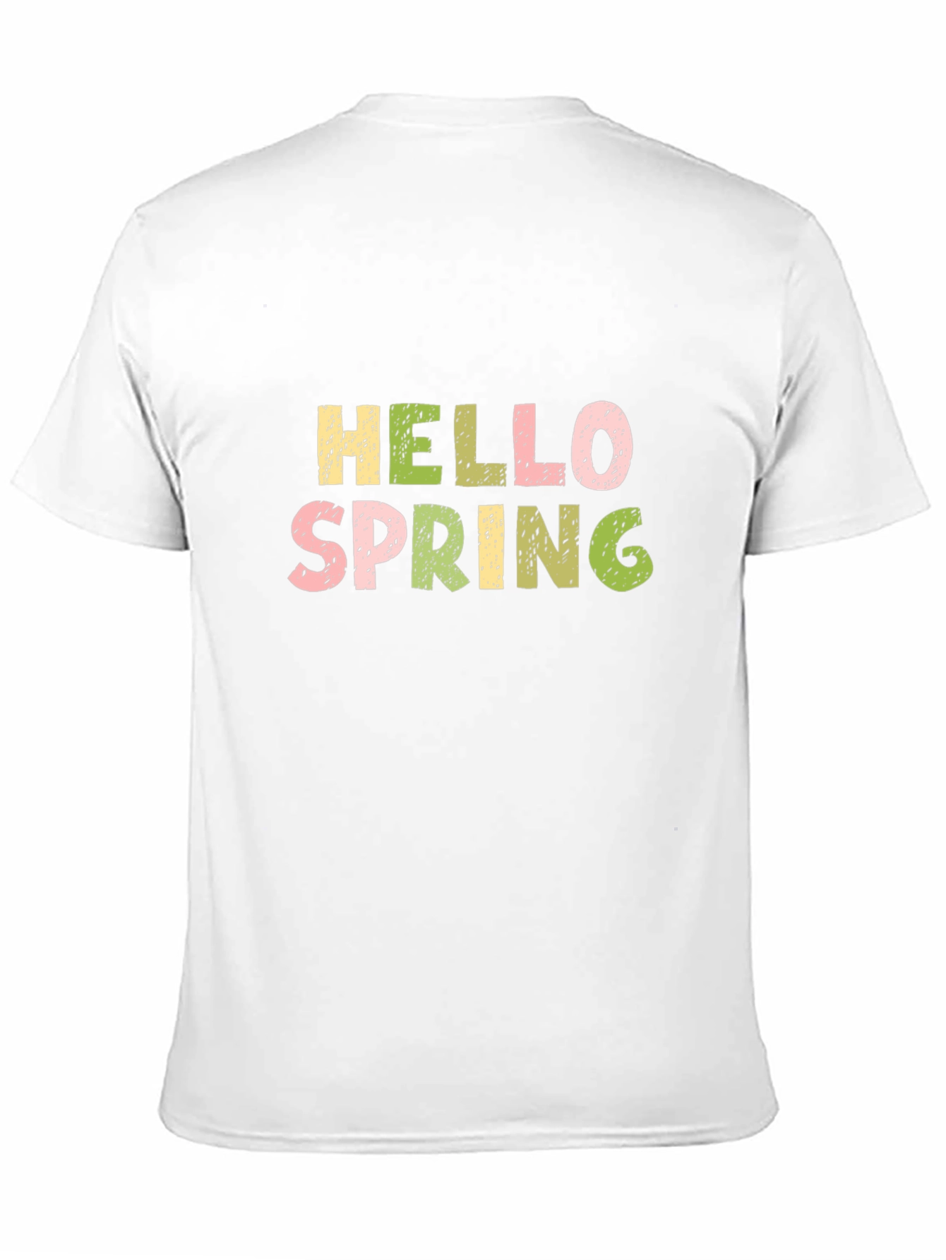 Hello Spring T-Shirt - Short Sleeve Graphic Tee