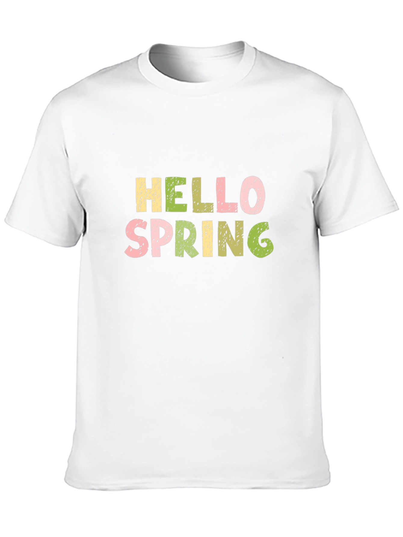 Hello Spring T-Shirt - Short Sleeve Graphic Tee