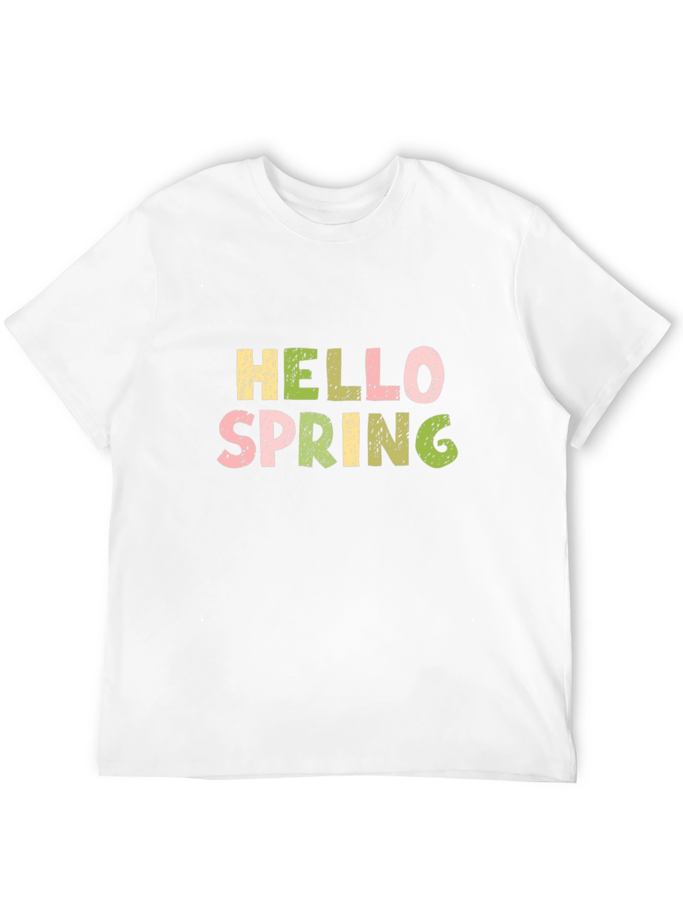 Hello Spring T-Shirt - Short Sleeve Graphic Tee