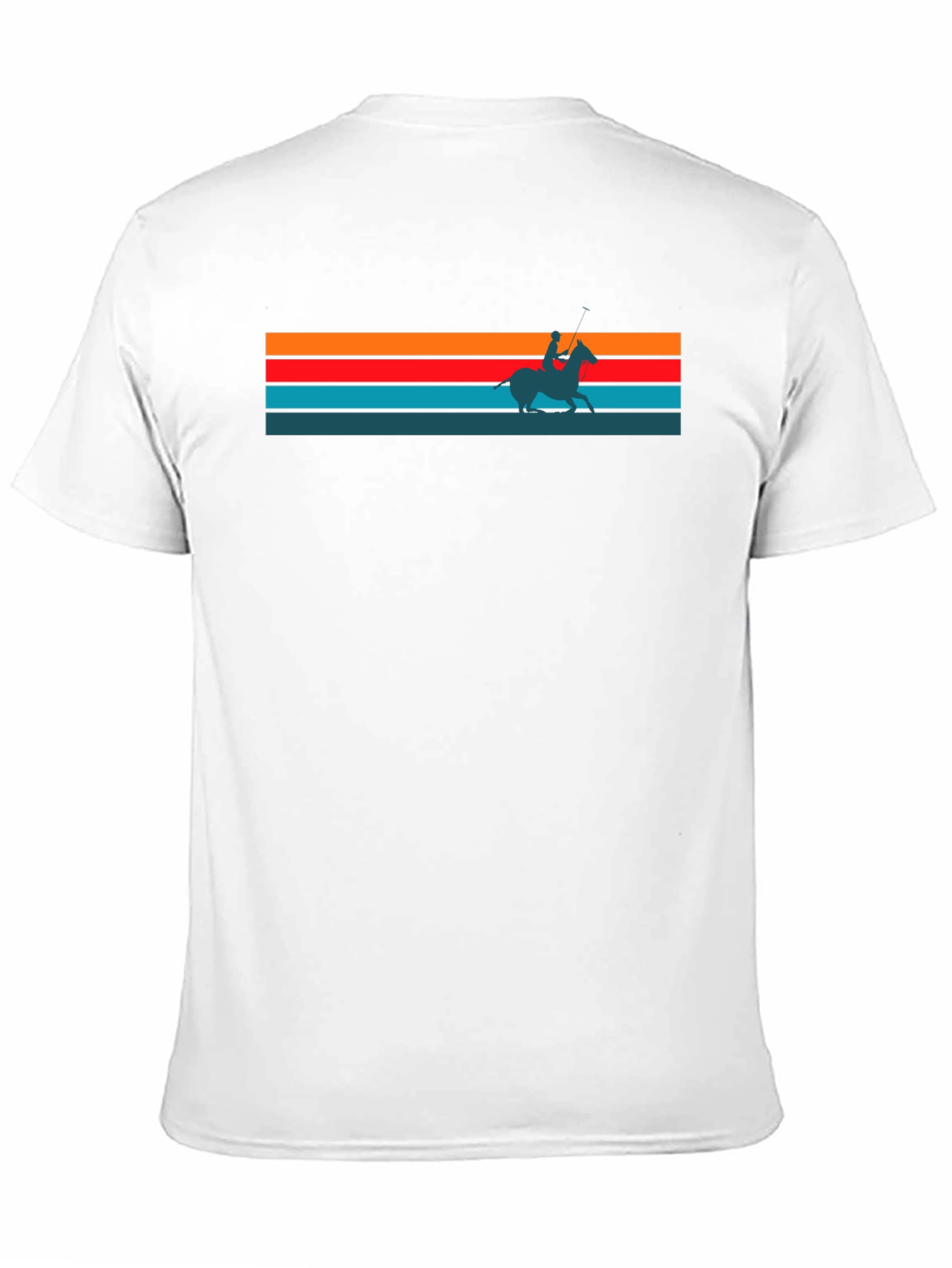 Retro Sunset Horse Rider Graphic Tee