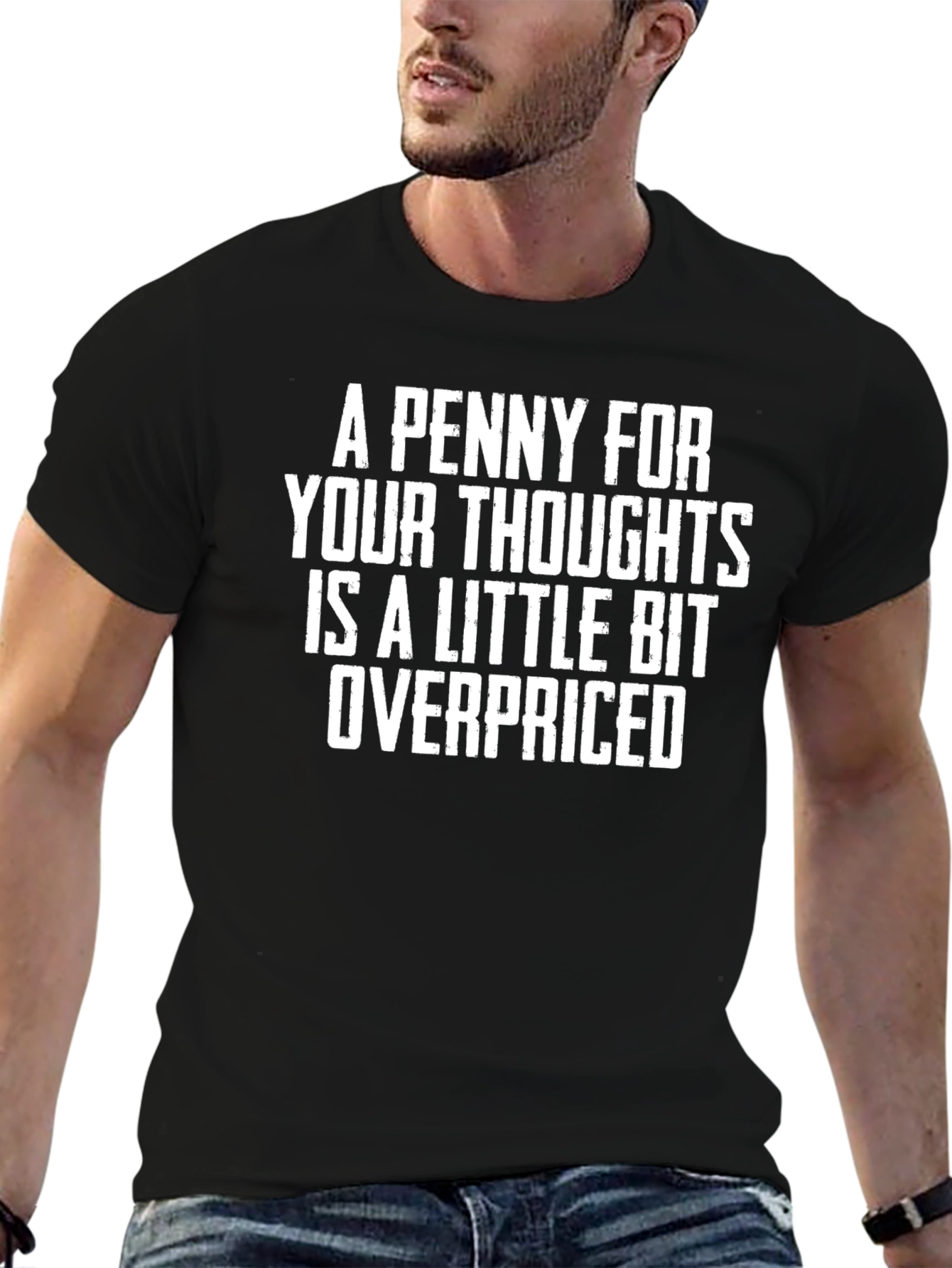 Funny Overpriced Thoughts Graphic T-Shirt