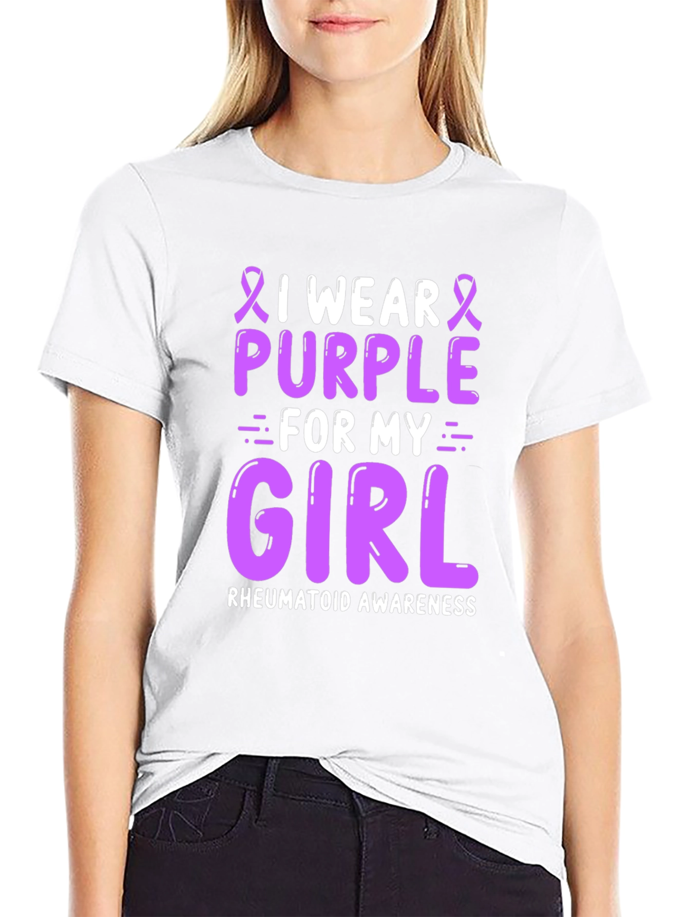 Purple Rheumatoid Awareness T-Shirt