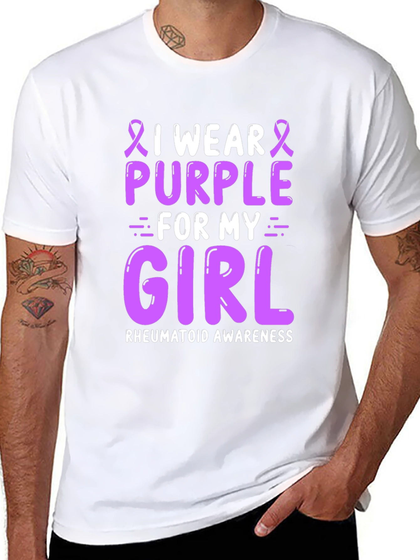 Purple Rheumatoid Awareness T-Shirt