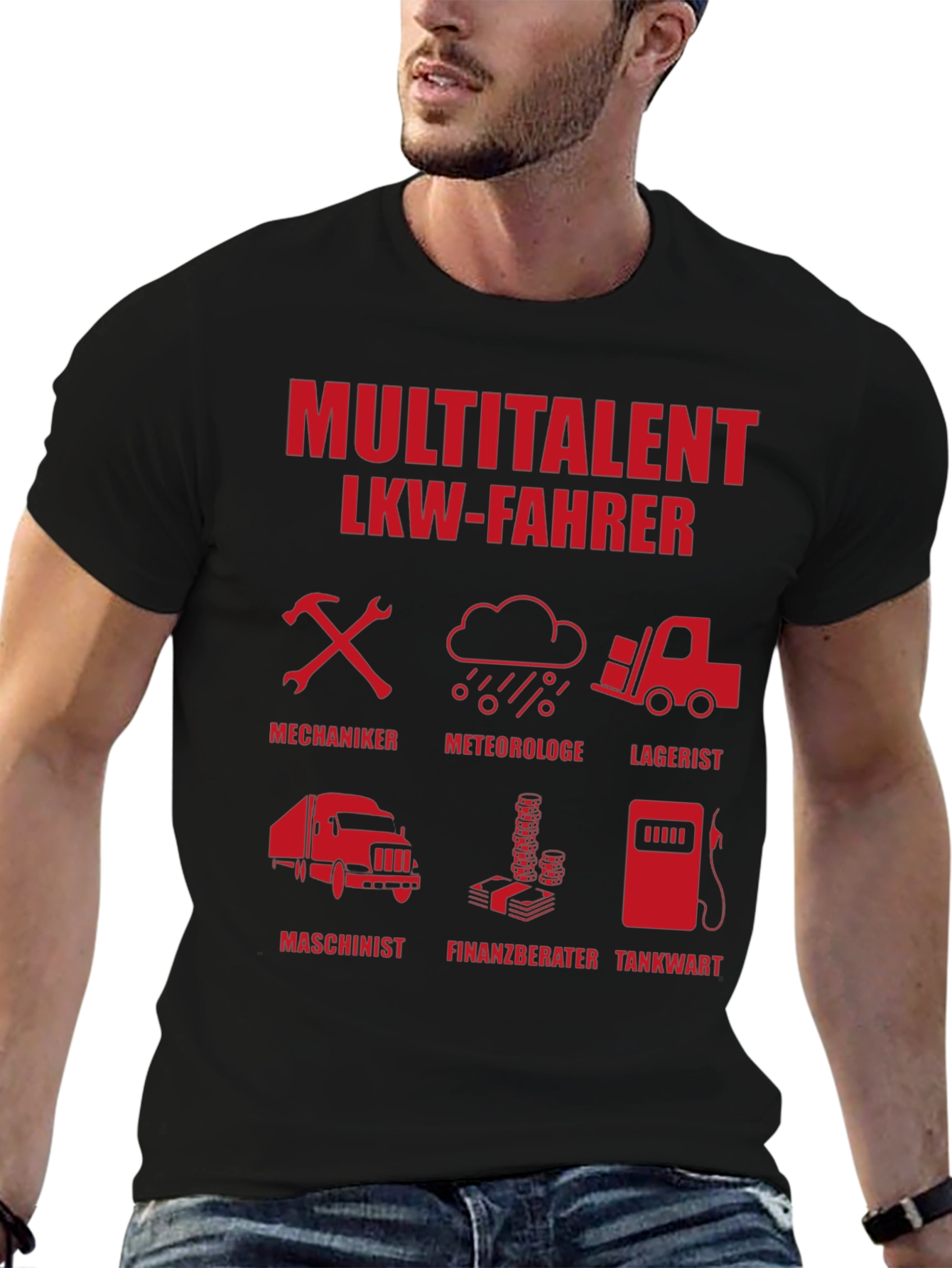 Multitalent LKW-Fahrer Graphic Tee