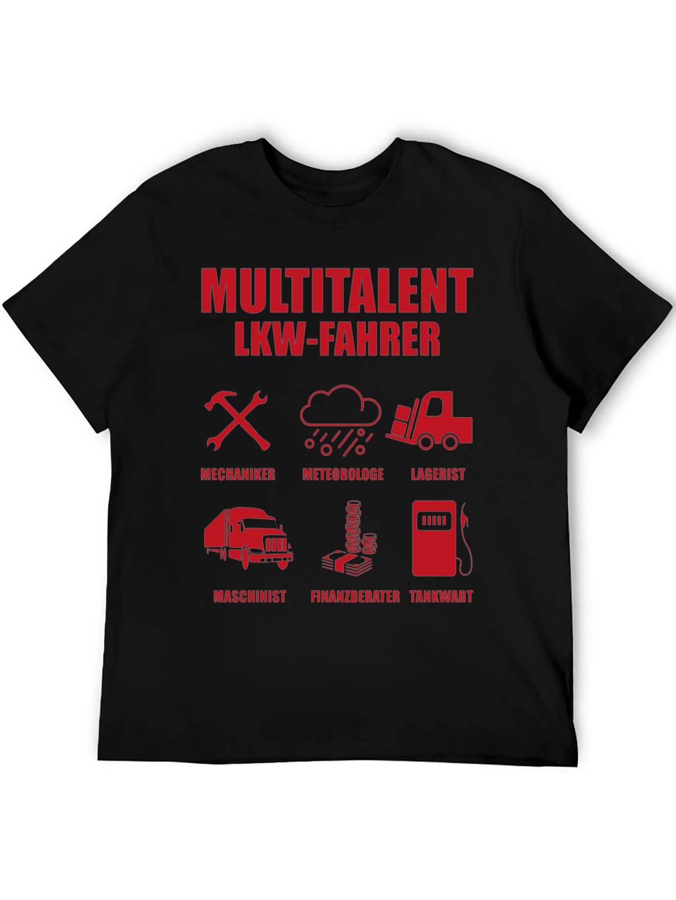 Multitalent LKW-Fahrer Graphic Tee