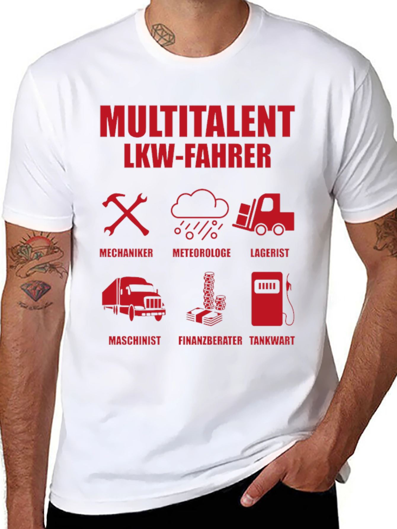 Multitalent LKW-Fahrer Graphic Tee