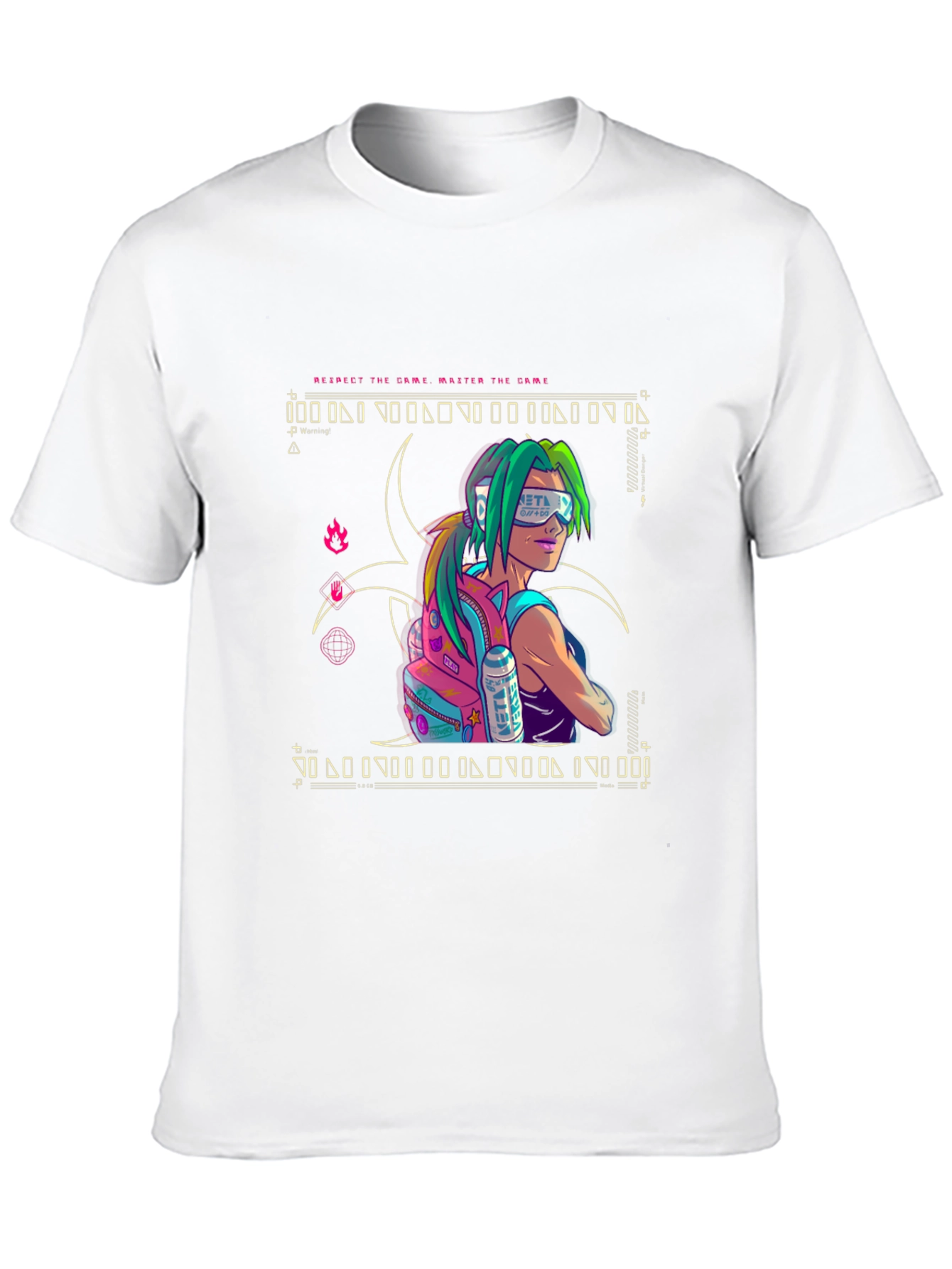 Cyberpunk Style Graphic T-Shirt