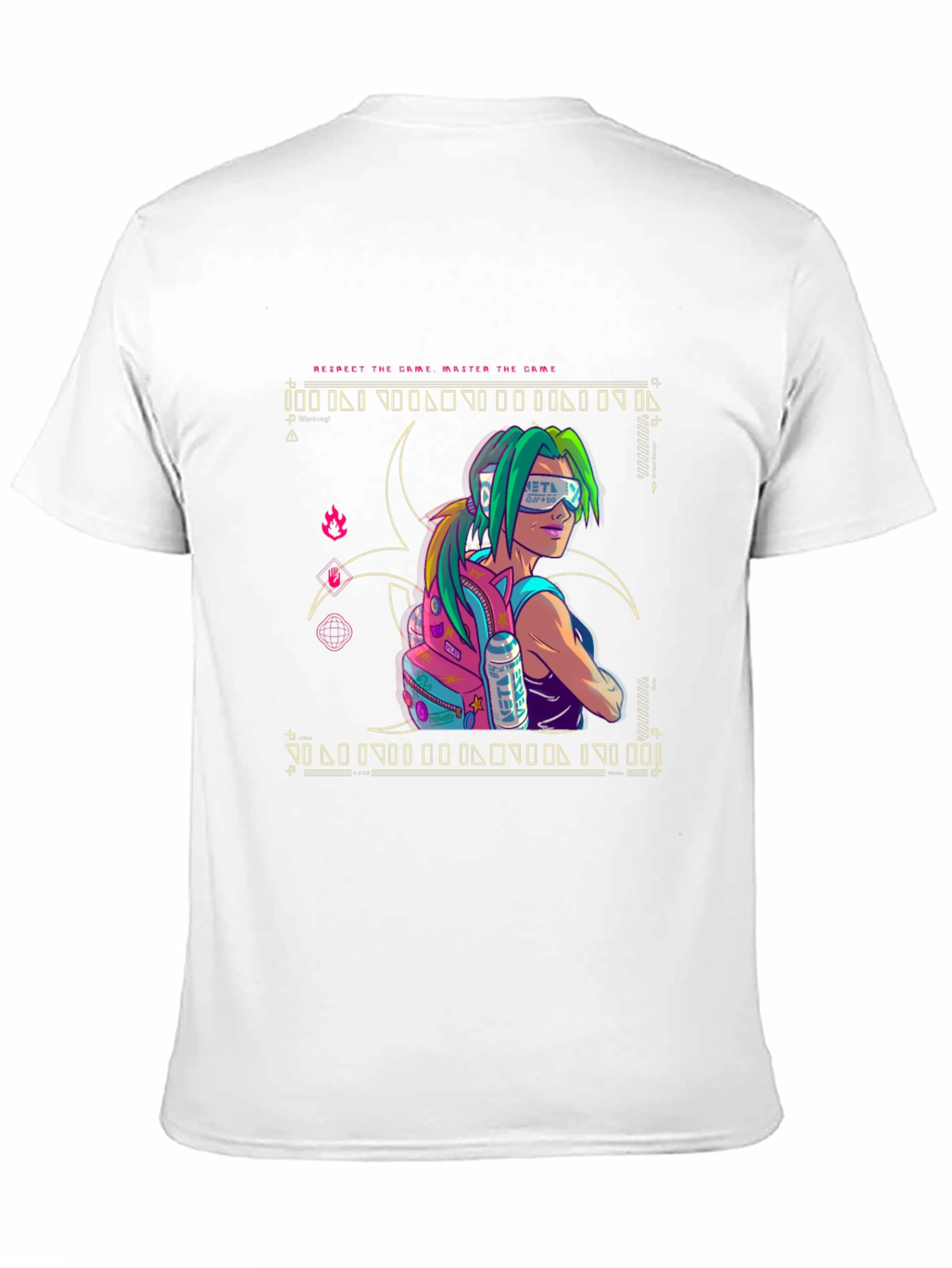 Cyberpunk Style Graphic T-Shirt