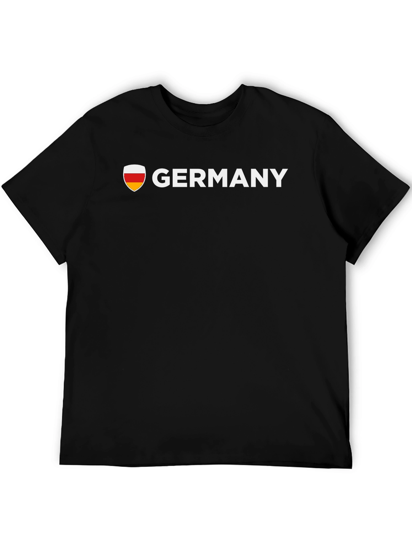 Germany Graphic Tee - Black Cotton T-Shirt