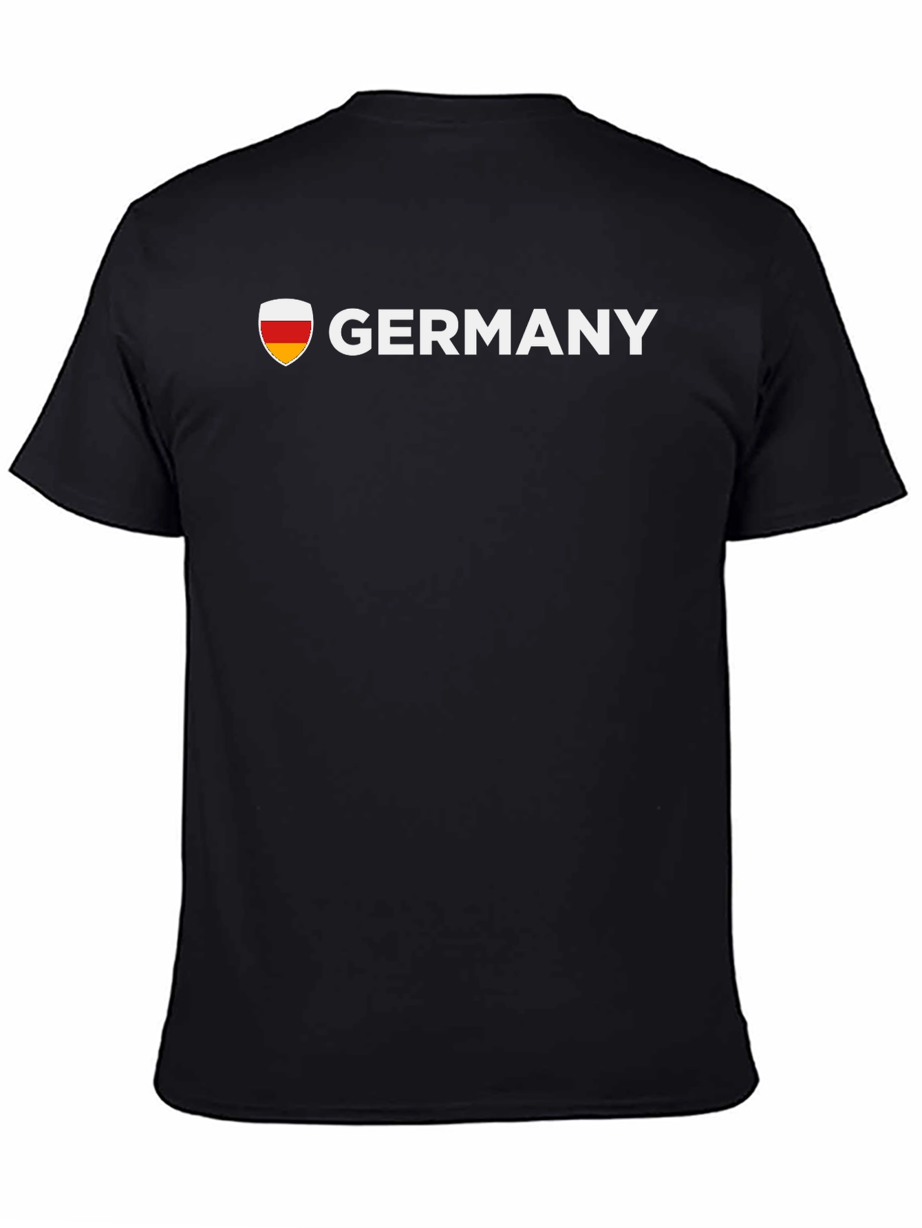 Germany Graphic Tee - Black Cotton T-Shirt