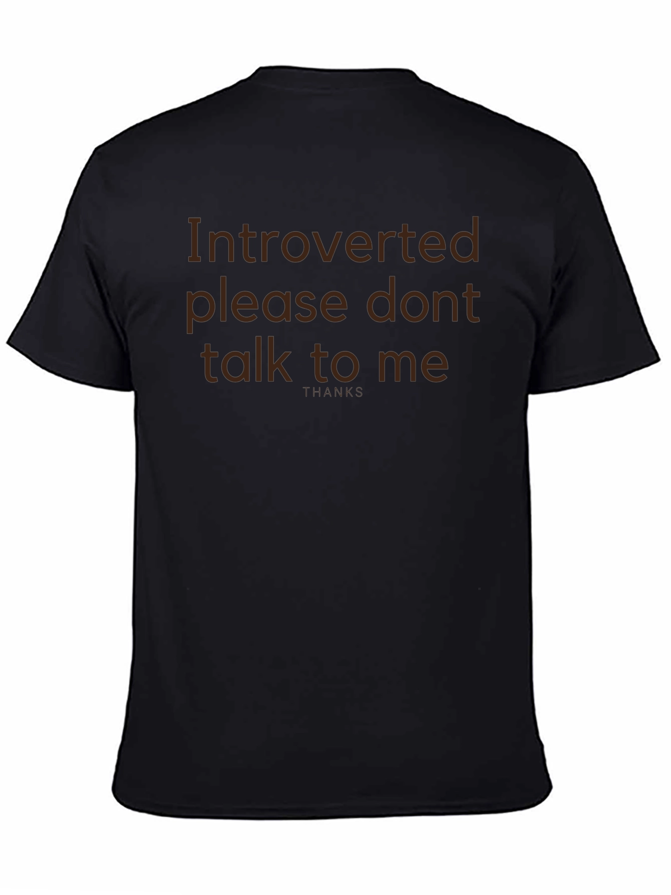 Introverted Graphic Tee - Soft Cotton Comfort Fit