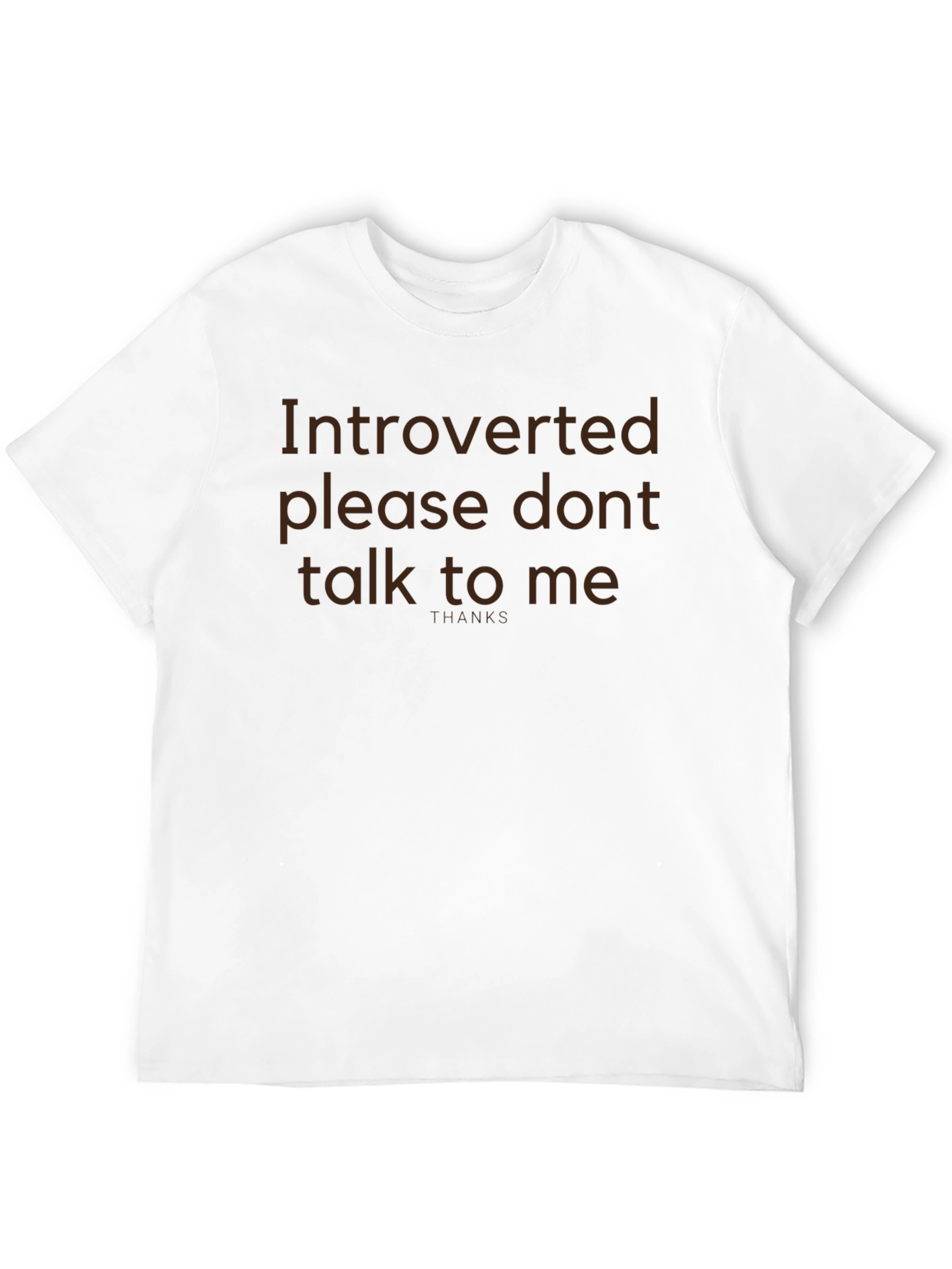 Introverted Graphic Tee - Soft Cotton Comfort Fit