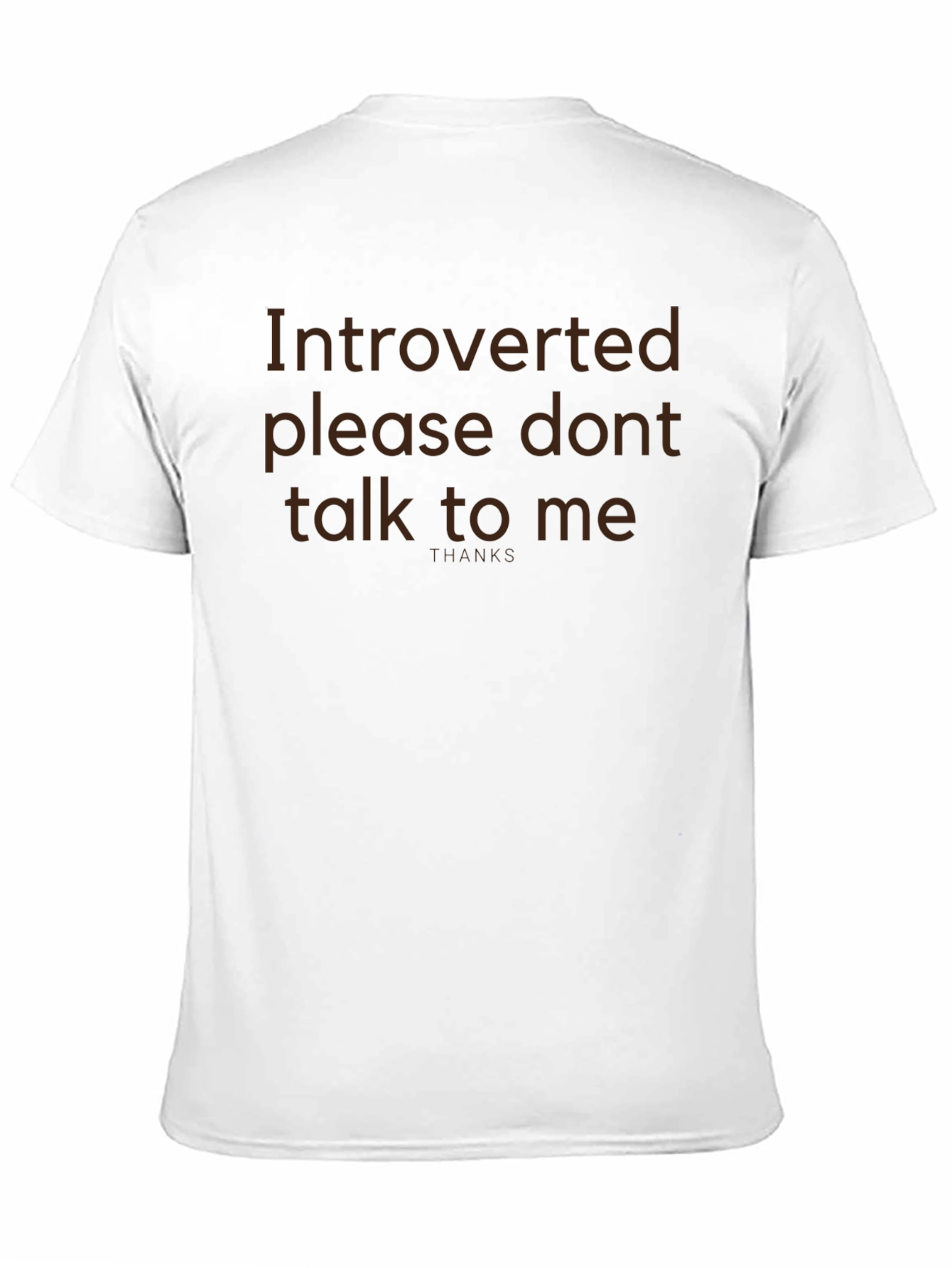 Introverted Graphic Tee - Soft Cotton Comfort Fit