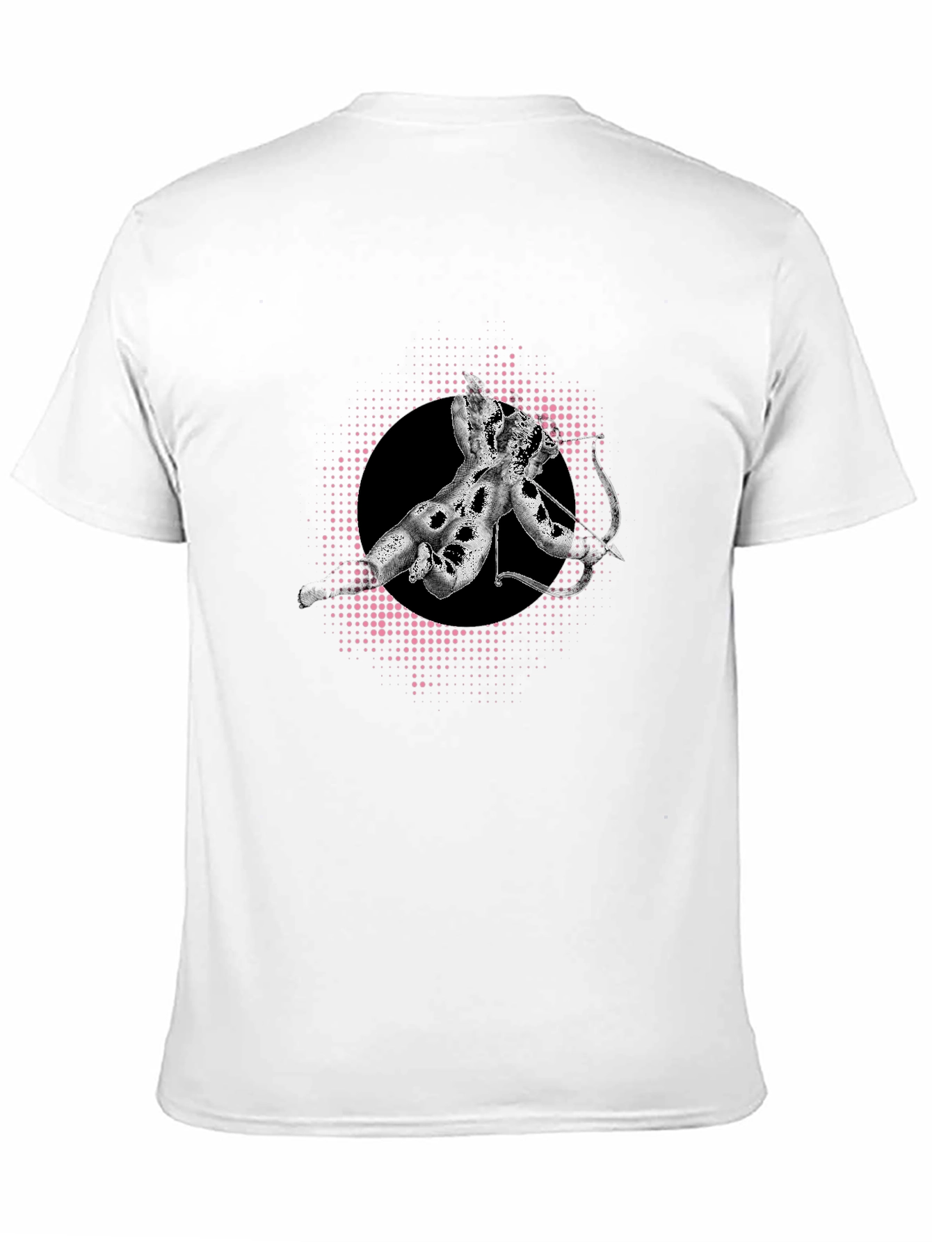 Abstract Graphic Tee - Stylish Mens Black T-Shirt
