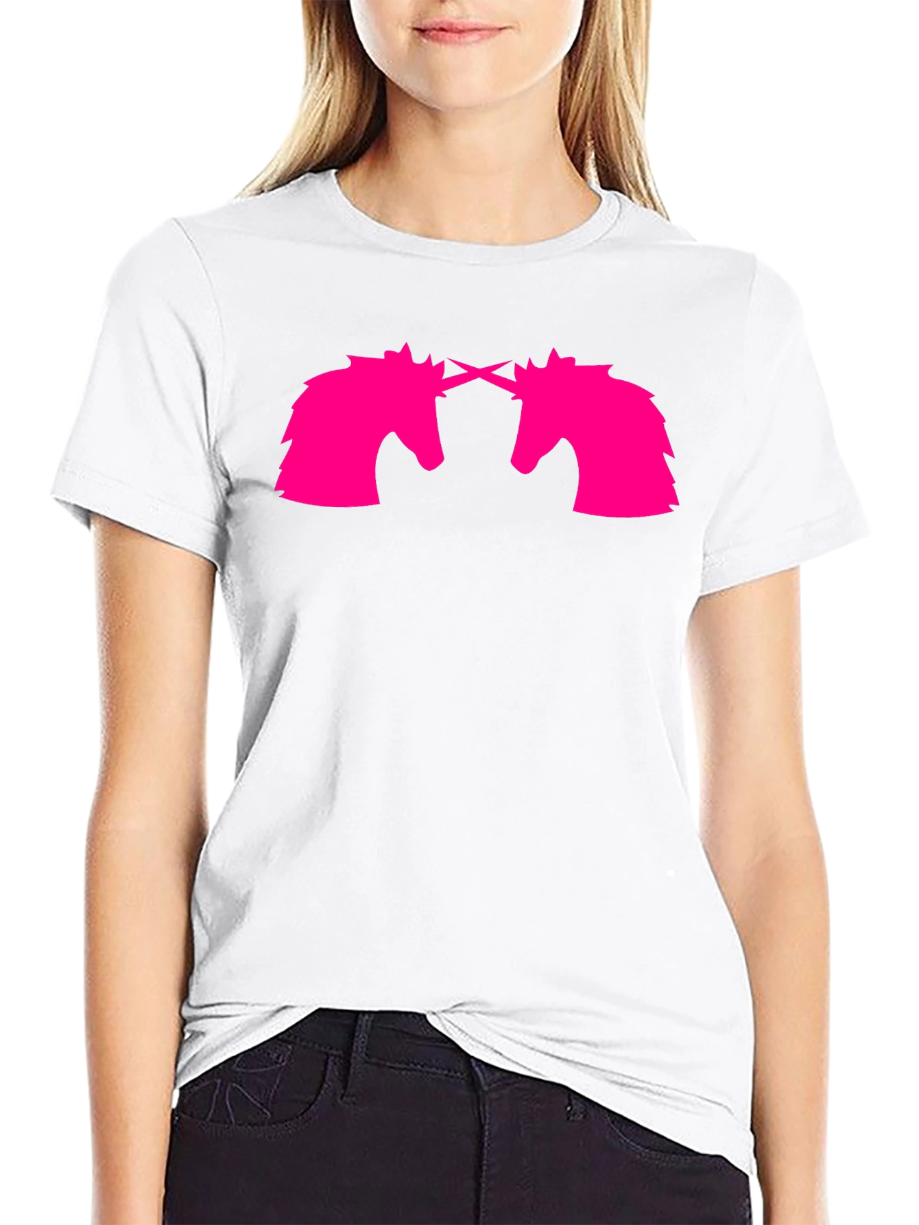 Unicorn Love Graphic Tee - Black
