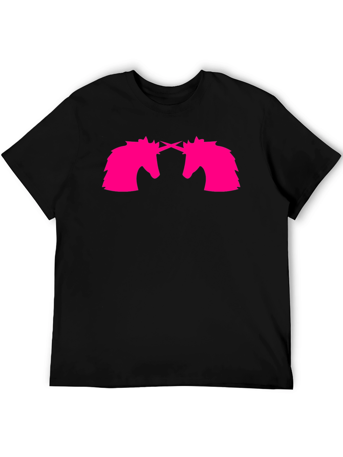Unicorn Love Graphic Tee - Black