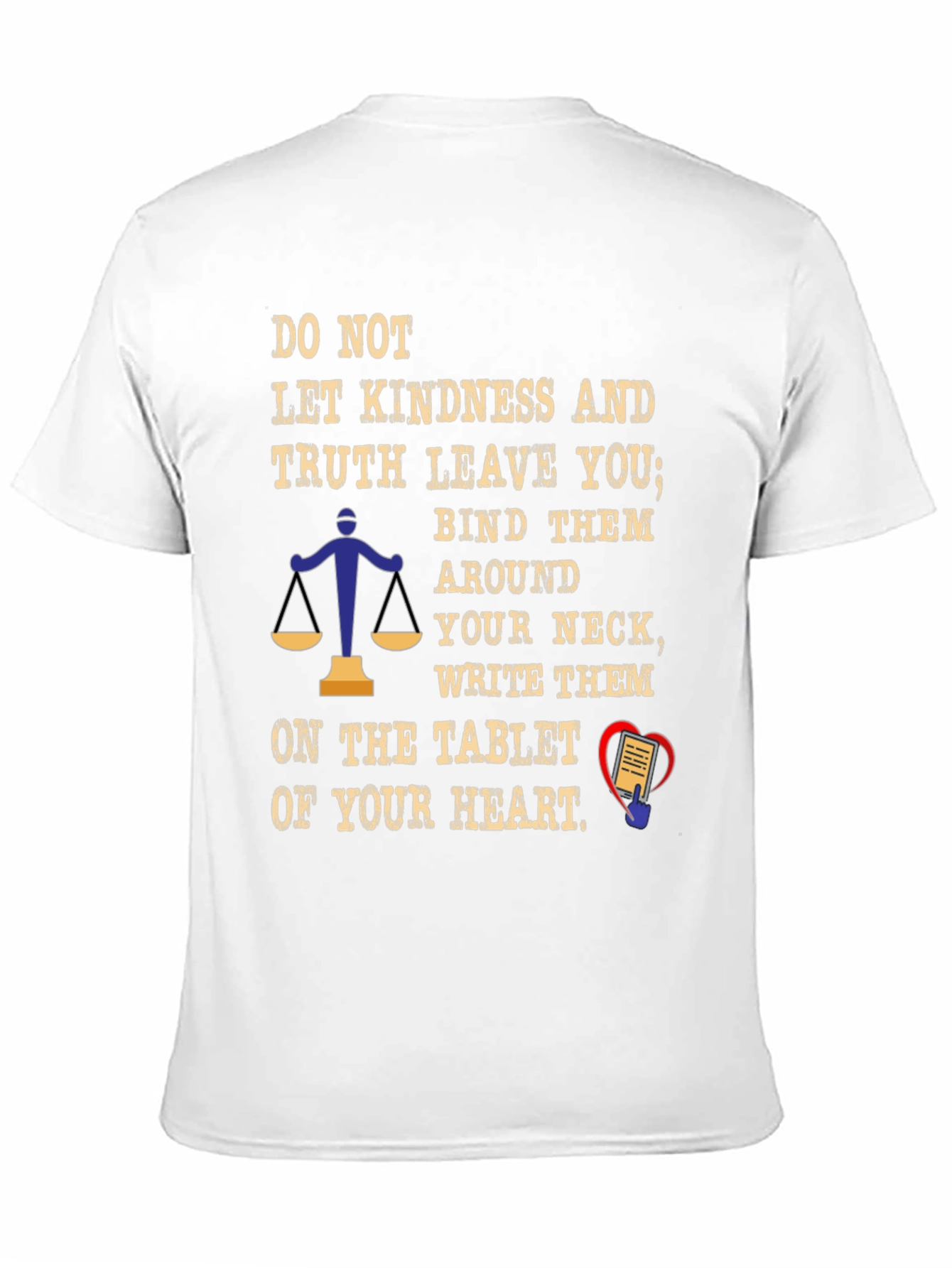 Kindness & Truth Graphic Tee - Unisex Black T-Shirt