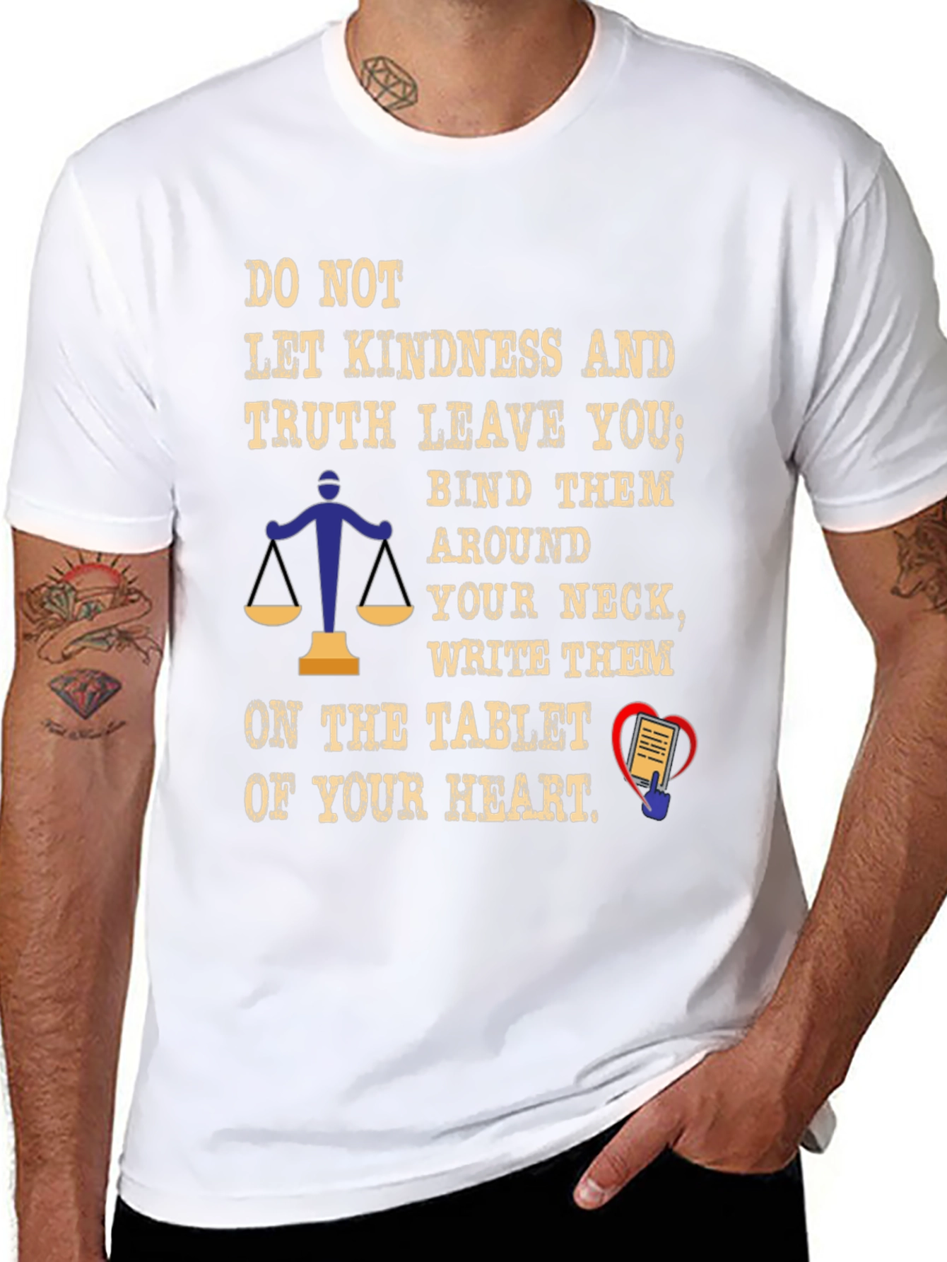 Kindness & Truth Graphic Tee - Unisex Black T-Shirt